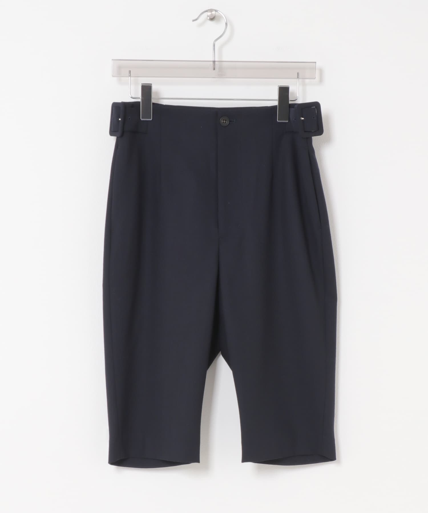 new basic　WOOL CAPRI PANTS