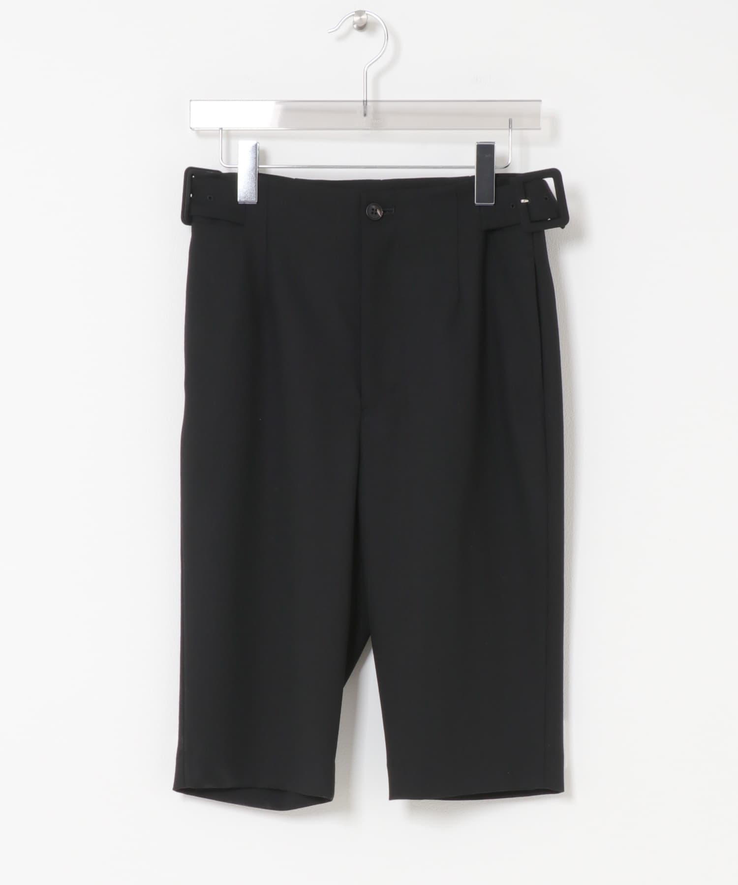 new basic　WOOL CAPRI PANTS
