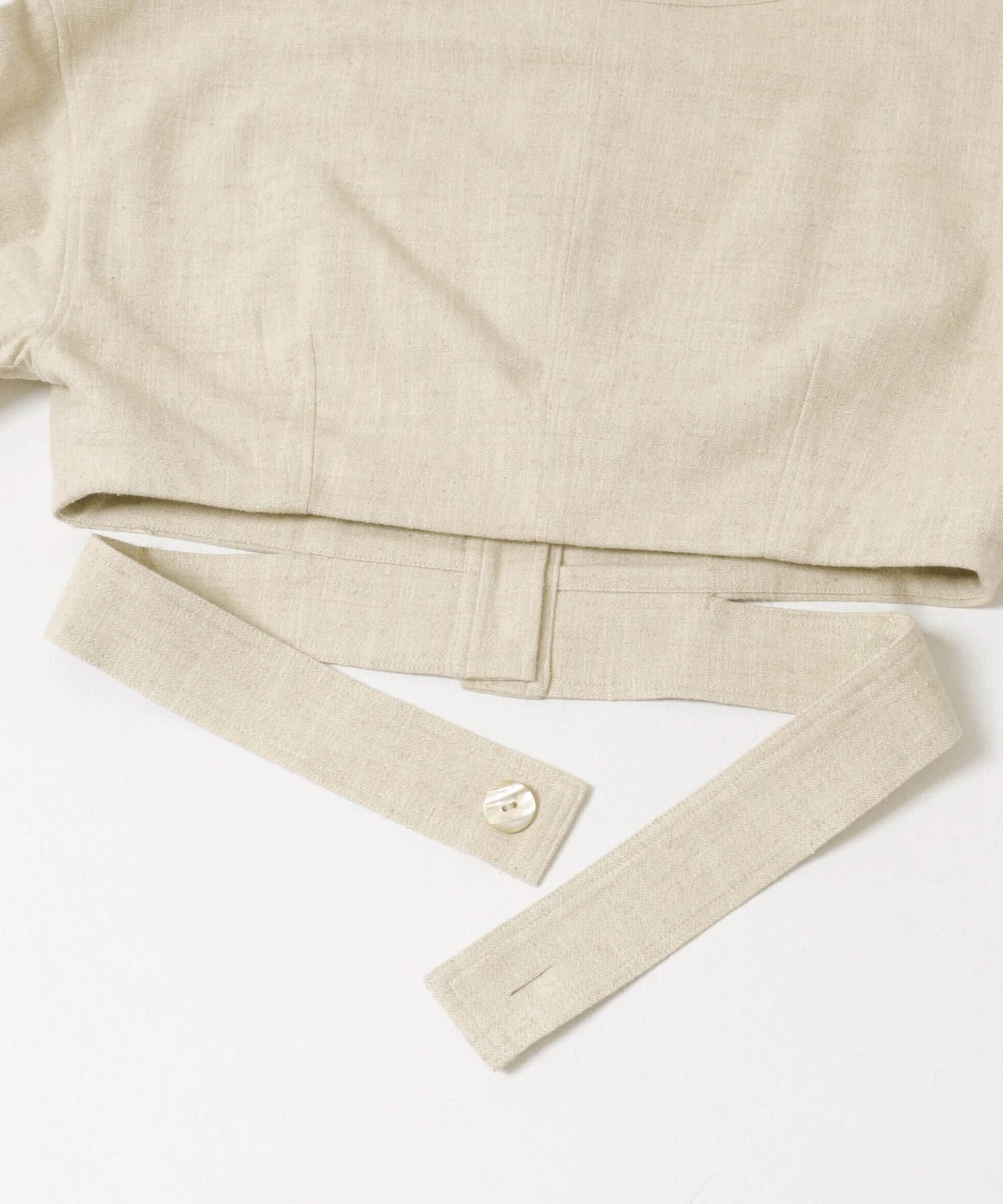 new basic　SLAB NEP BELT JACKET BEIGE 38
