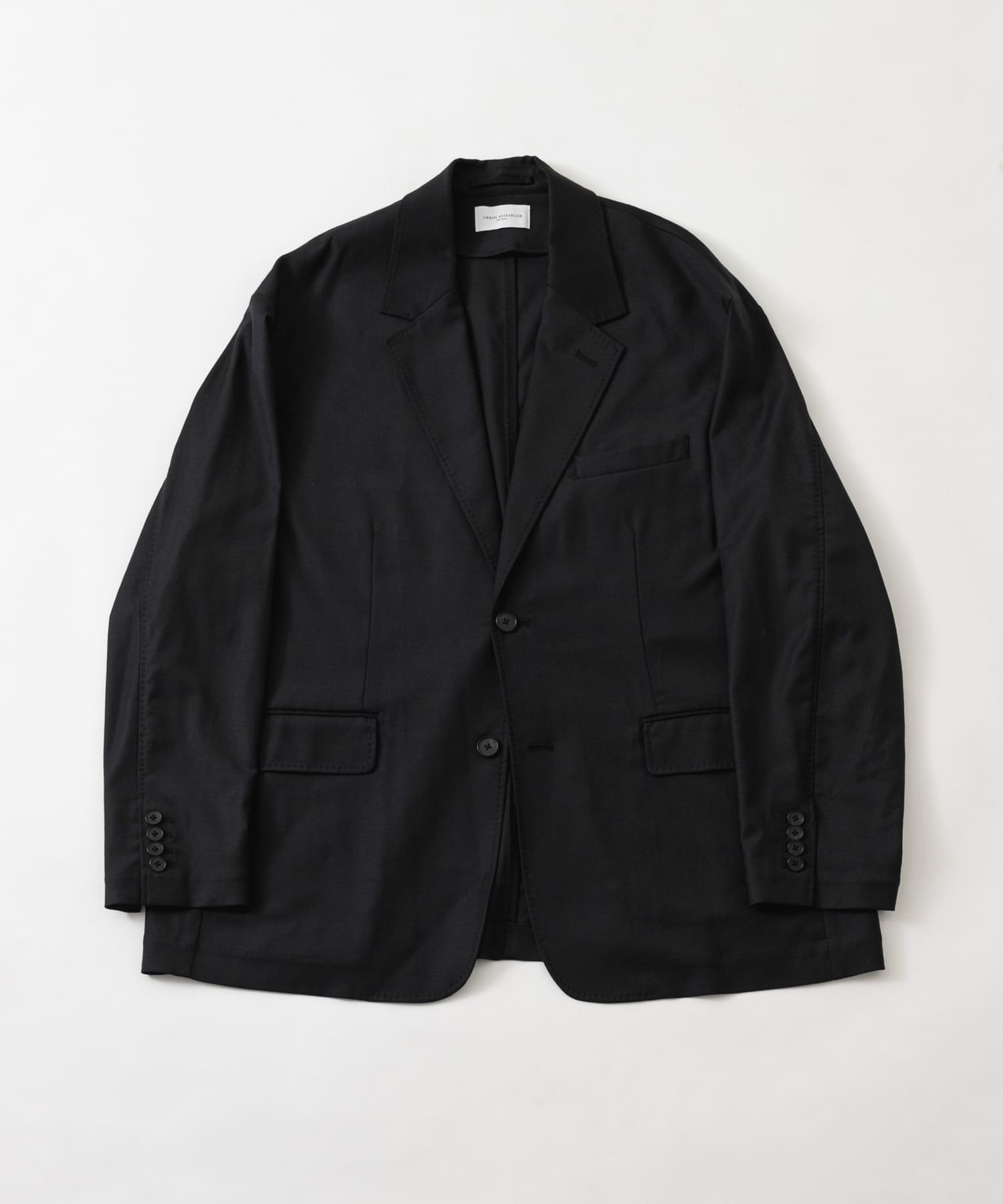 new basic　WOOL SILK SINGLE JACKET