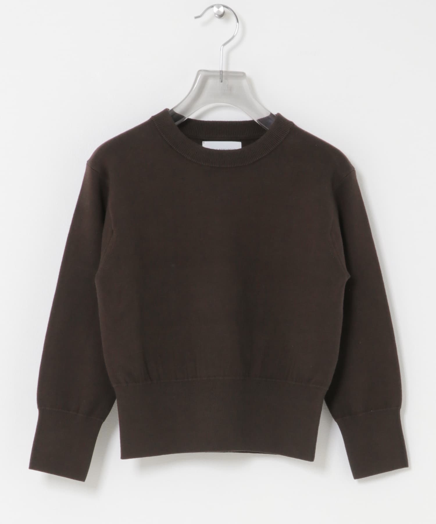 new basic　FLUID BABY KNIT DK BROWN Free