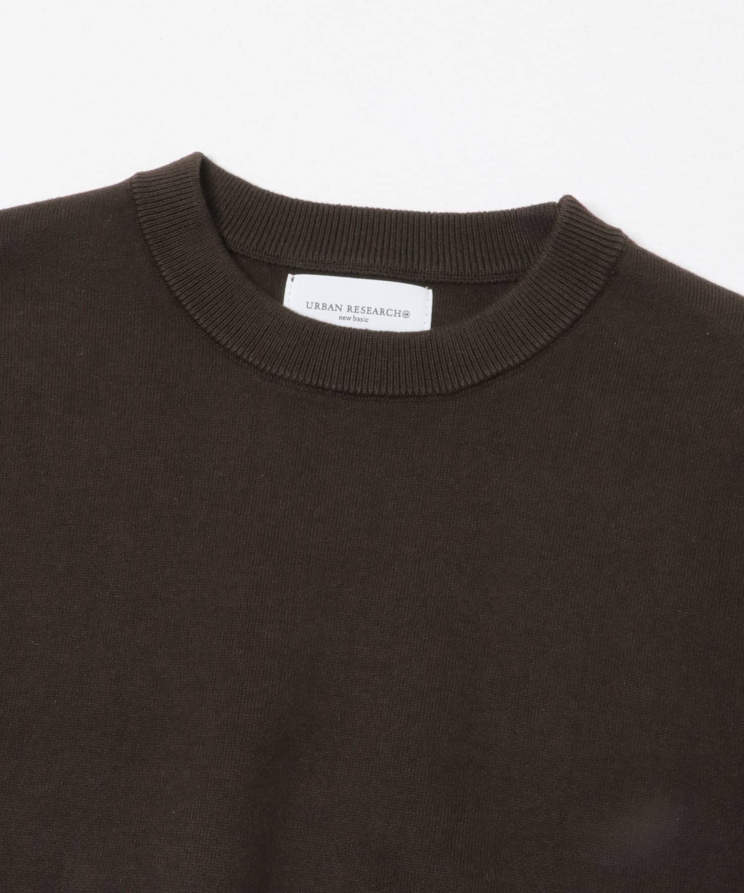 new basic　FLUID BABY KNIT DK BROWN Free