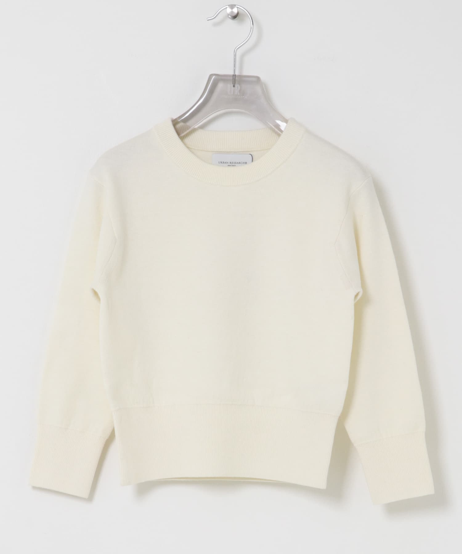 new basic　FLUID BABY KNIT WHITE Free