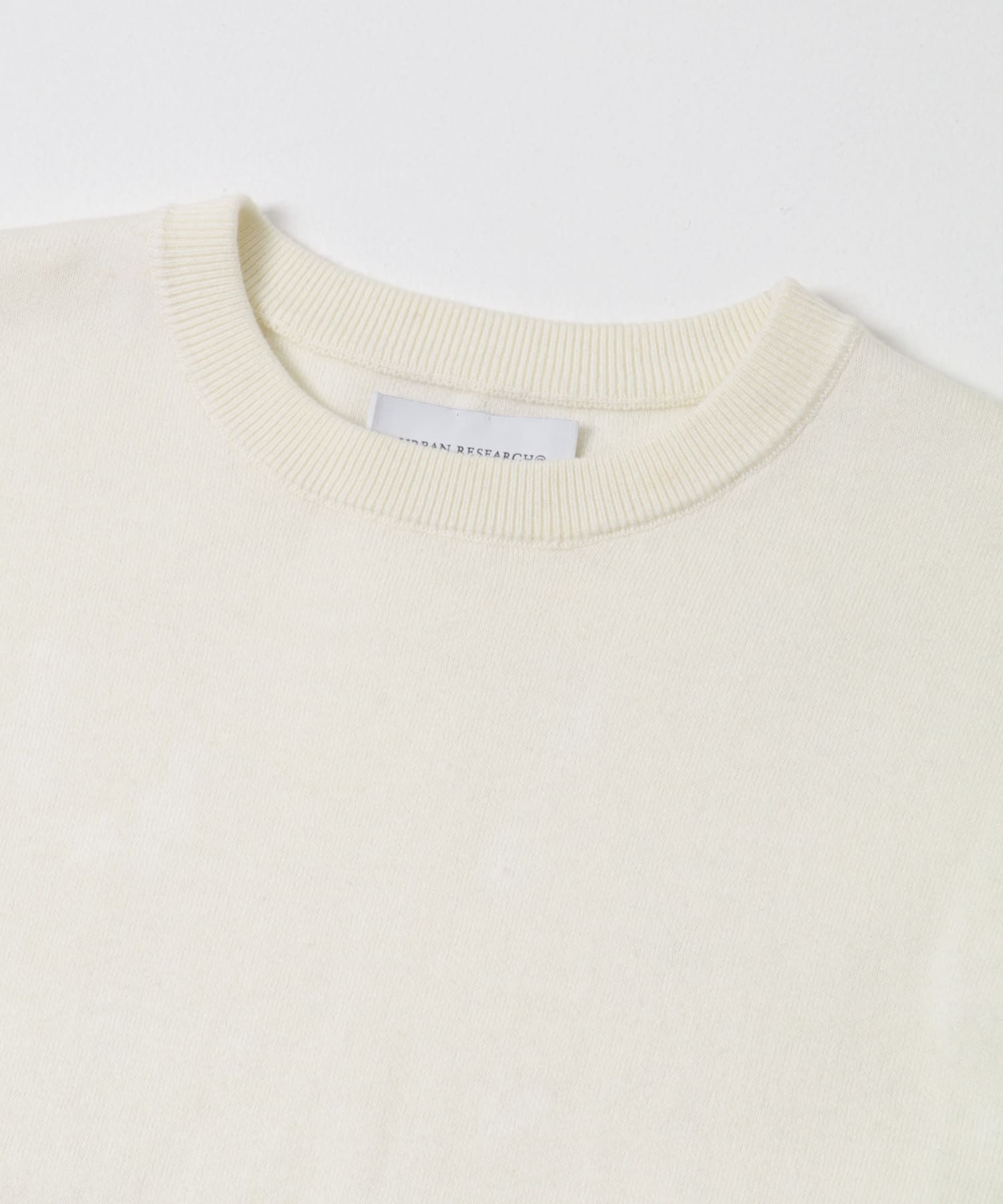 new basic　FLUID BABY KNIT WHITE Free