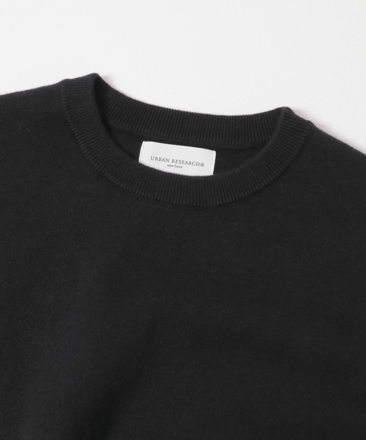 new basic　FLUID BABY KNIT BLACK Free