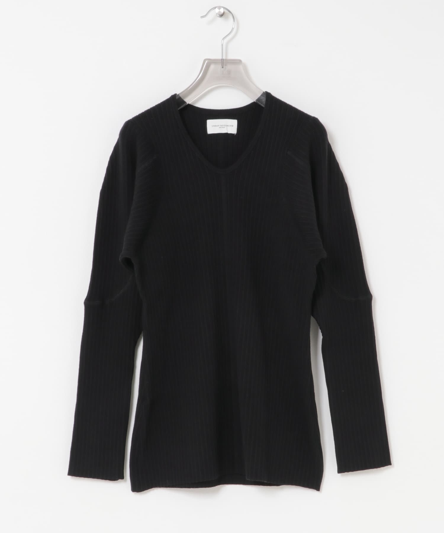 new basic　FRAME FLUID KNIT BLACK Free