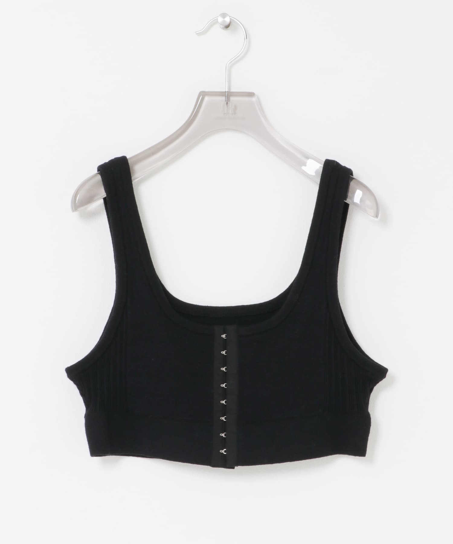 new basic　FLUID KNIT BUISTIER BLACK Free