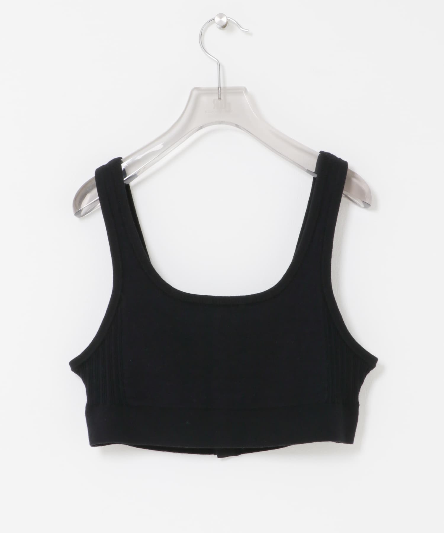 new basic　FLUID KNIT BUISTIER BLACK Free