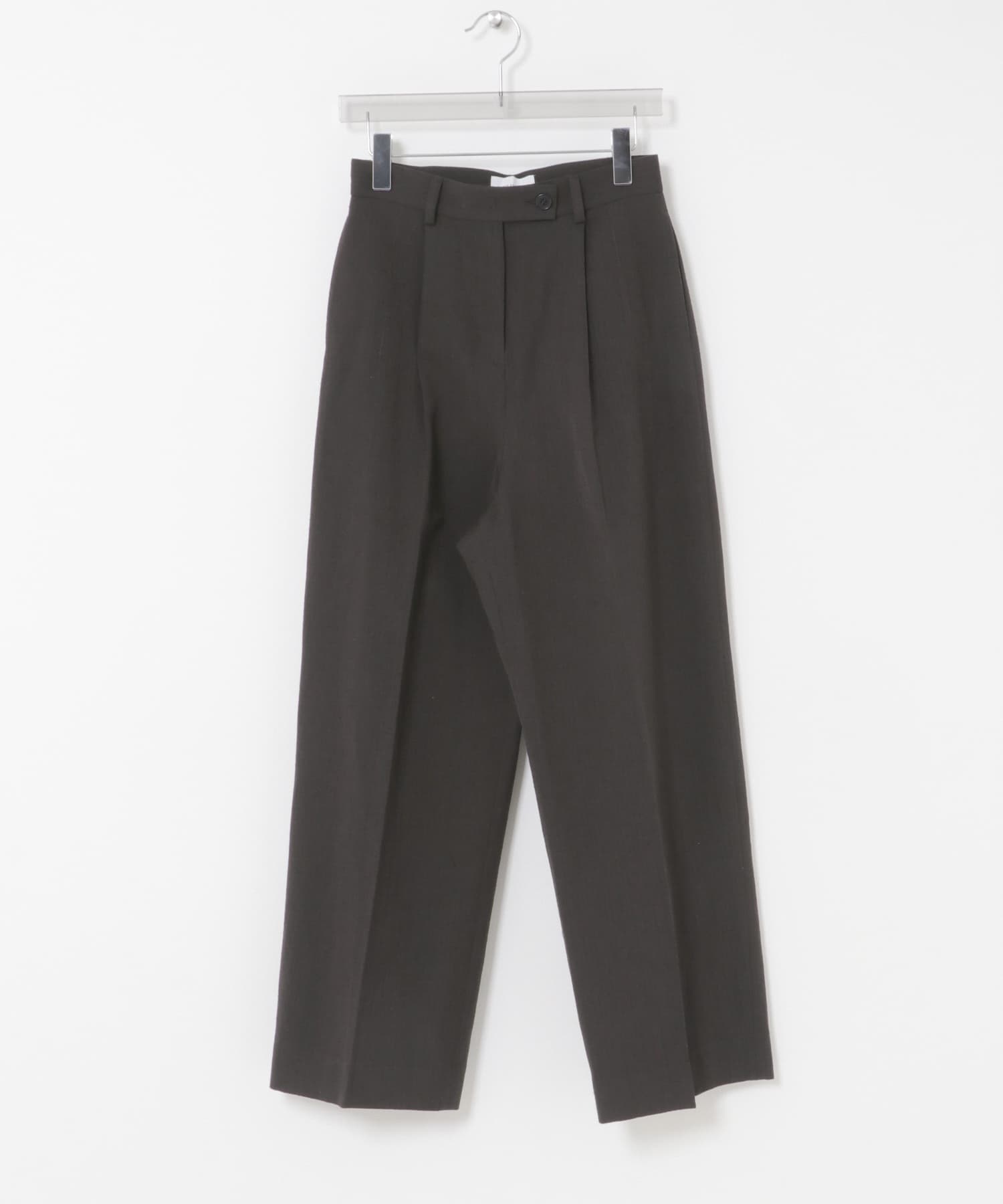 new basic　WOOL LINEN SILK PANTS