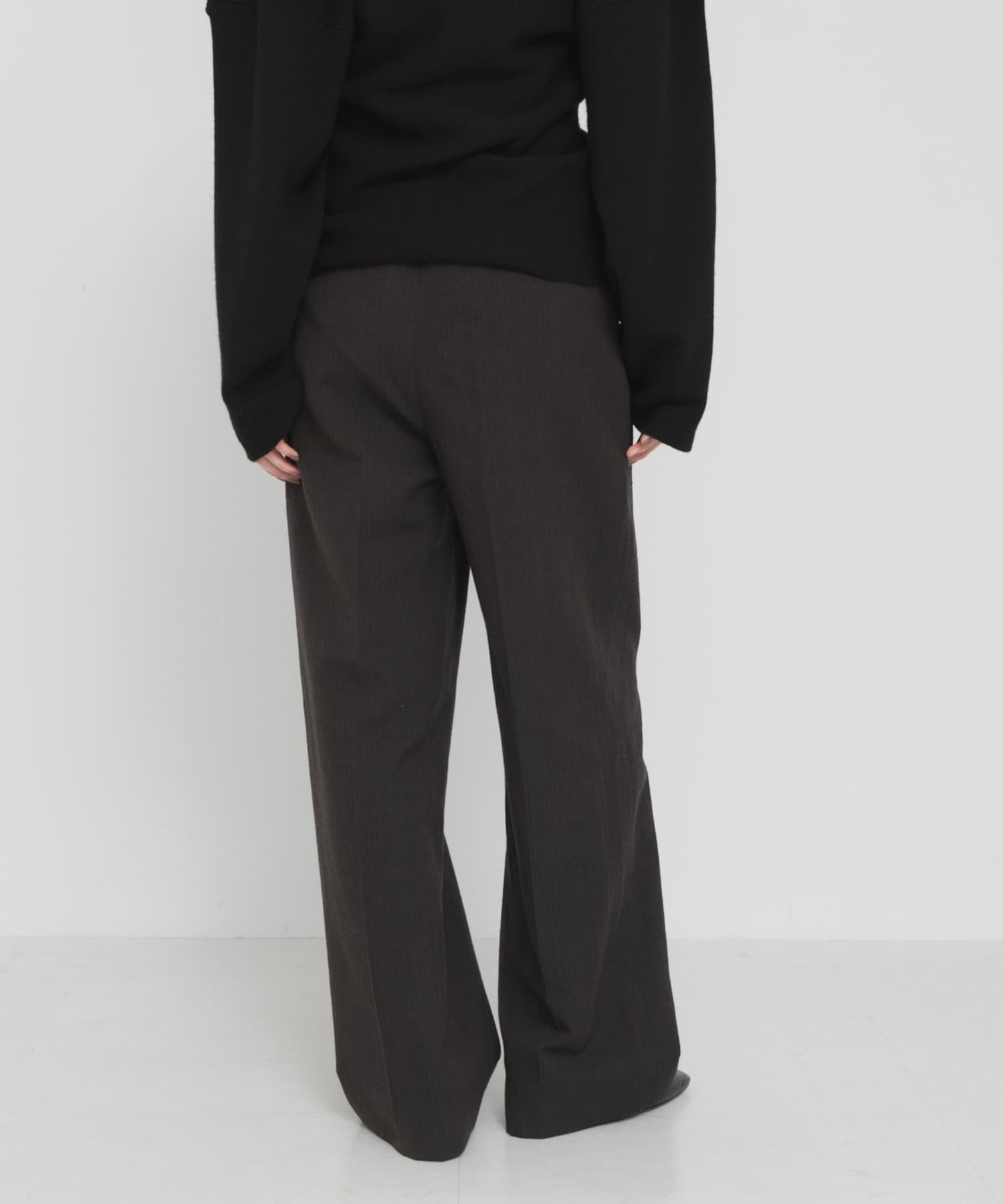 new basic WOOL LINEN SILK PANTS(36 BROWN): ボトム｜URBAN RESEARCH