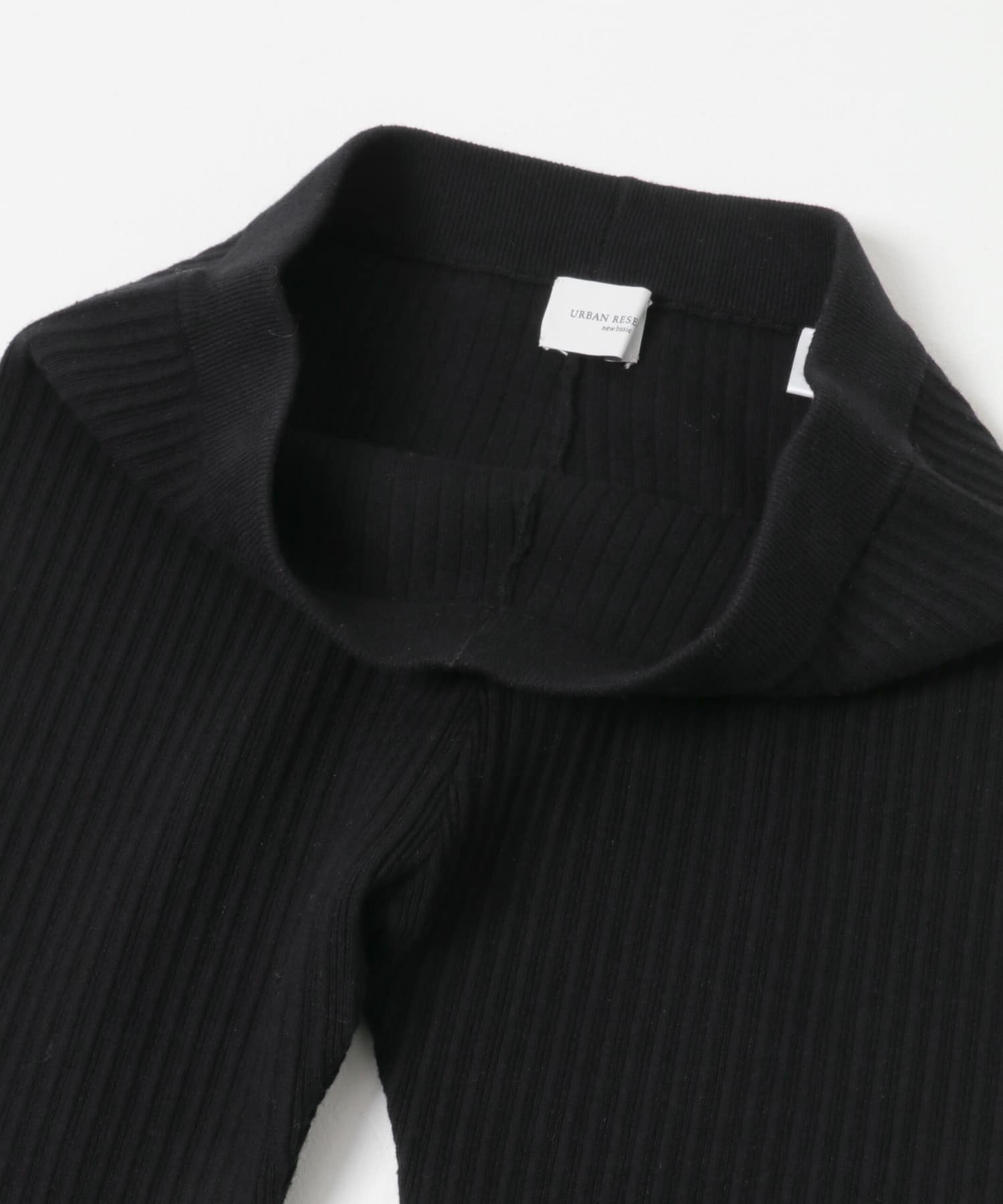 new basic　FRAME FLUID KNIT PANTS BLACK Free