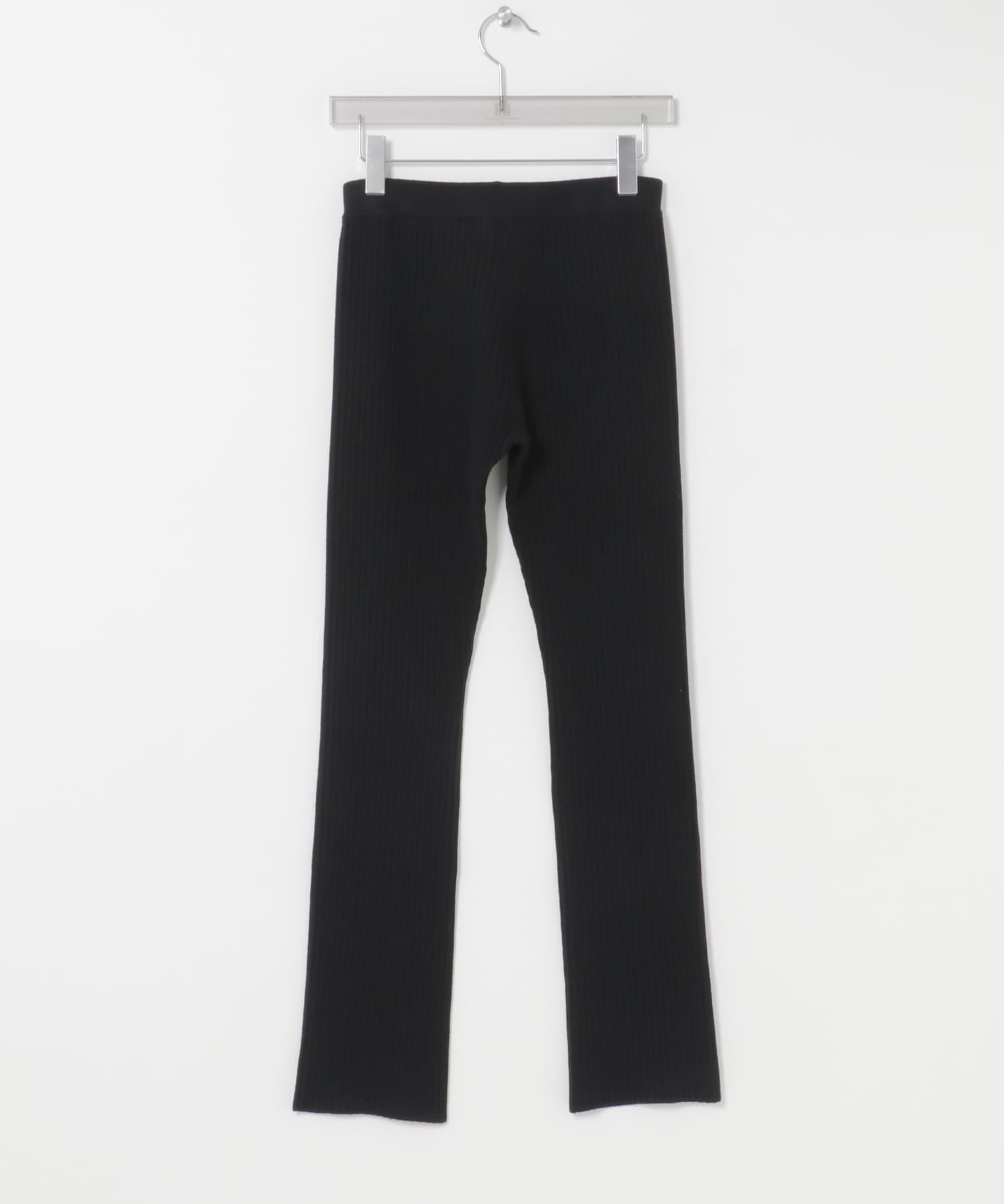 new basic　FRAME FLUID KNIT PANTS BLACK Free