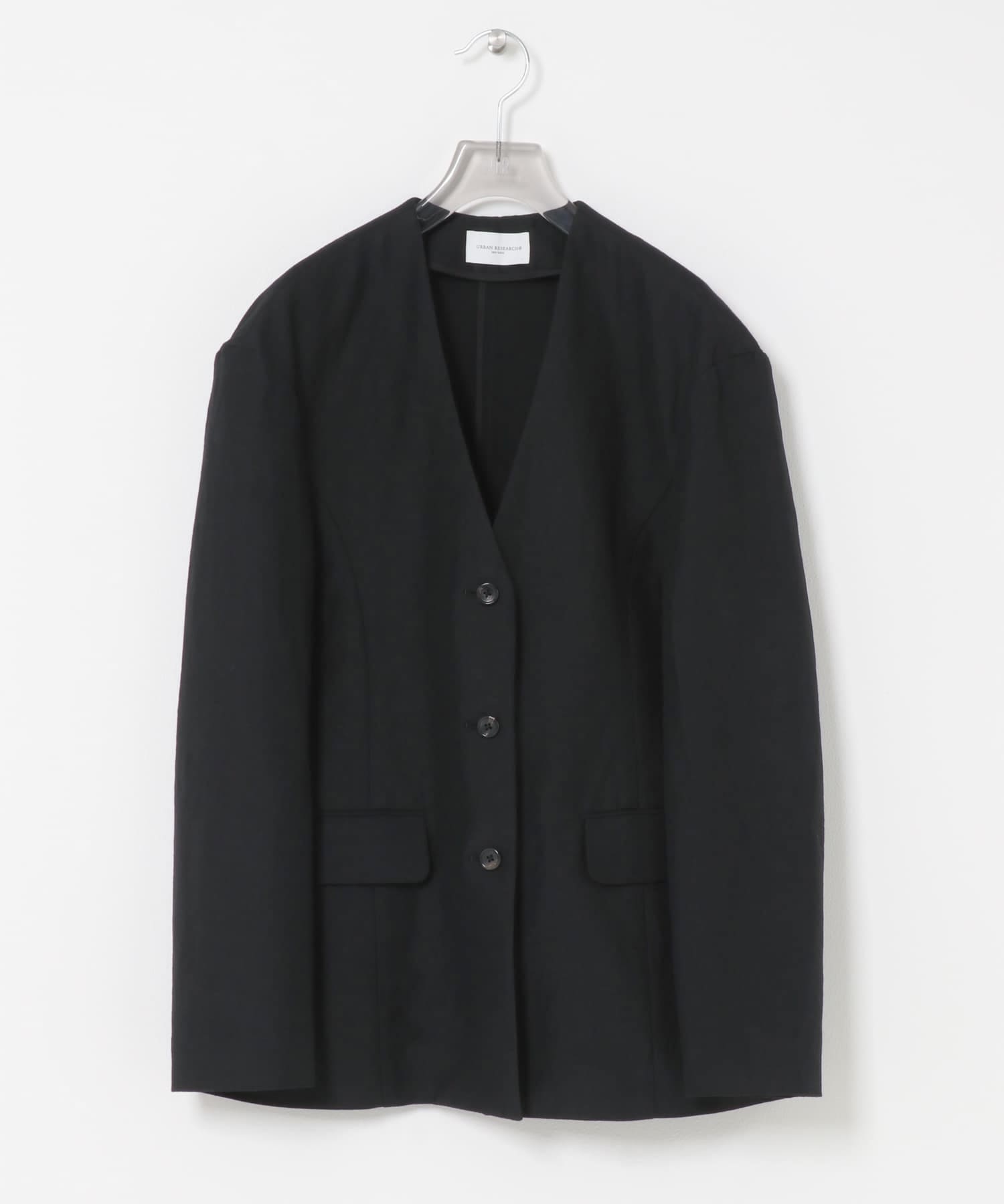new basic　WOOL LINEN JACKET