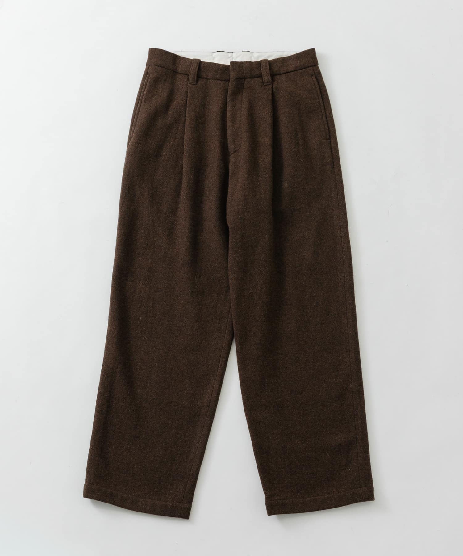 new basic BOILED WOOL TROUSER(M BROWN): ボトム｜URBAN RESEARCH公式