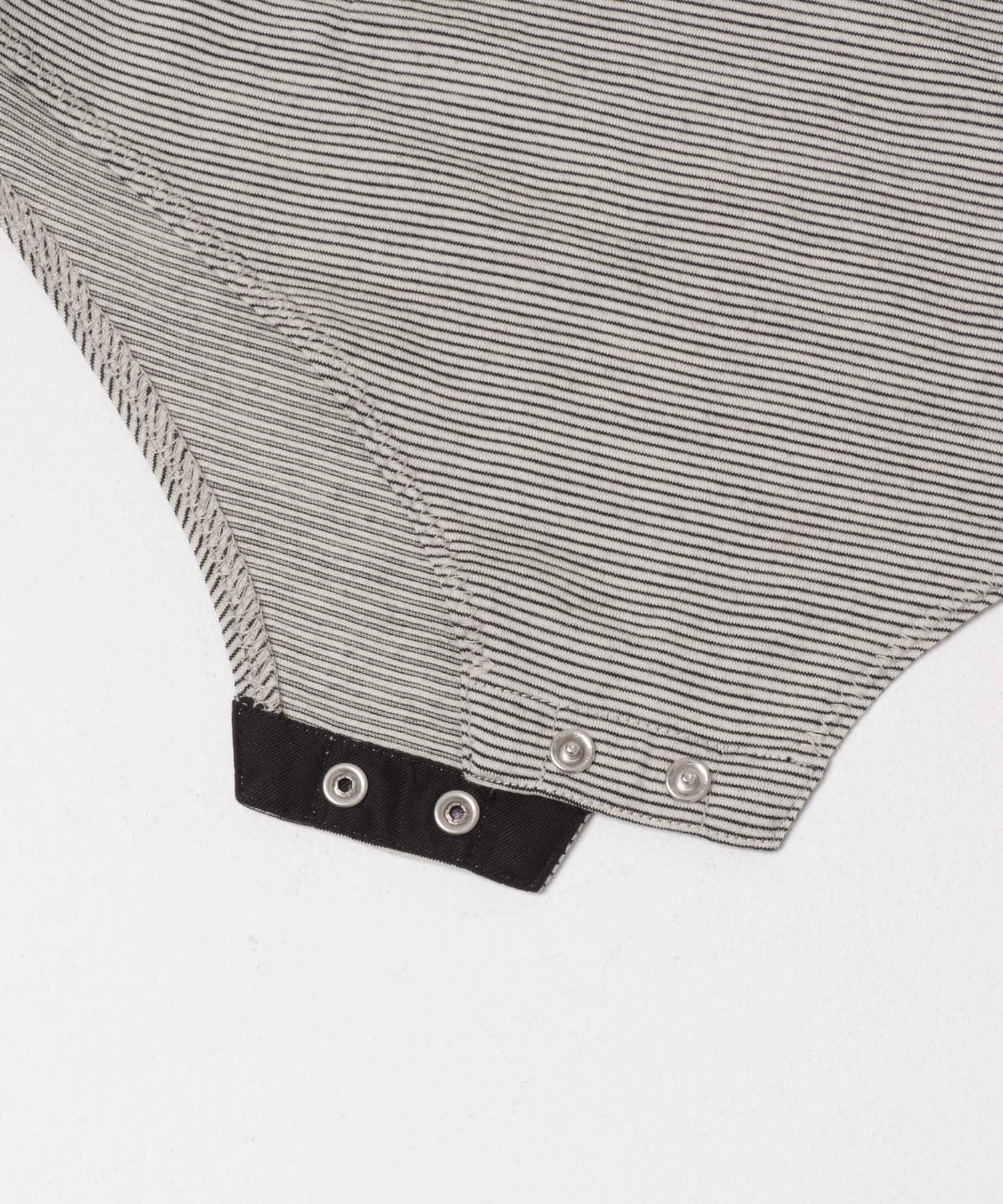new basic　WASHABLE WOOL CONTOUR TOP WHT BORDER Free