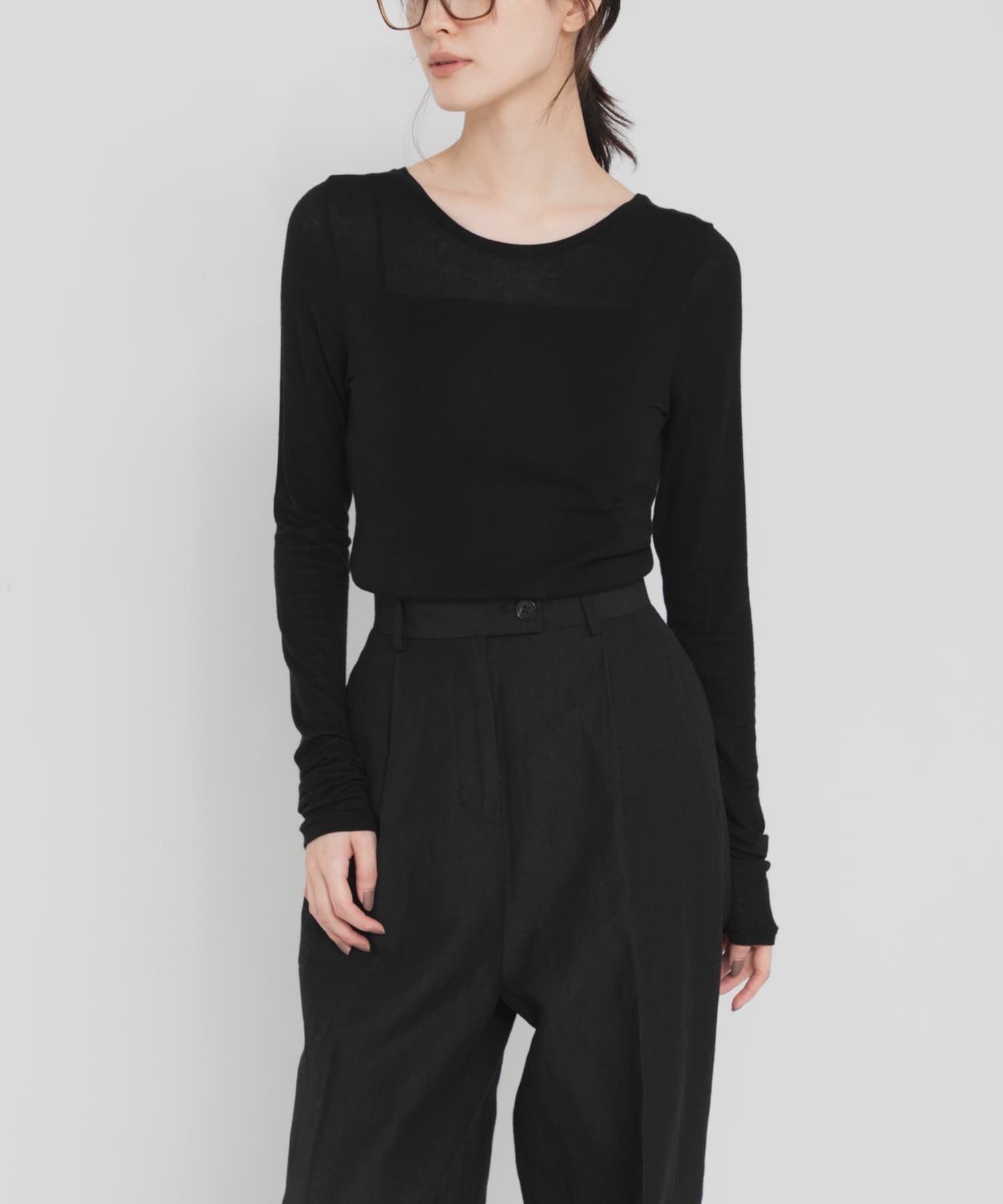 new basic　UNDER LAYER 2WAY TOPS
