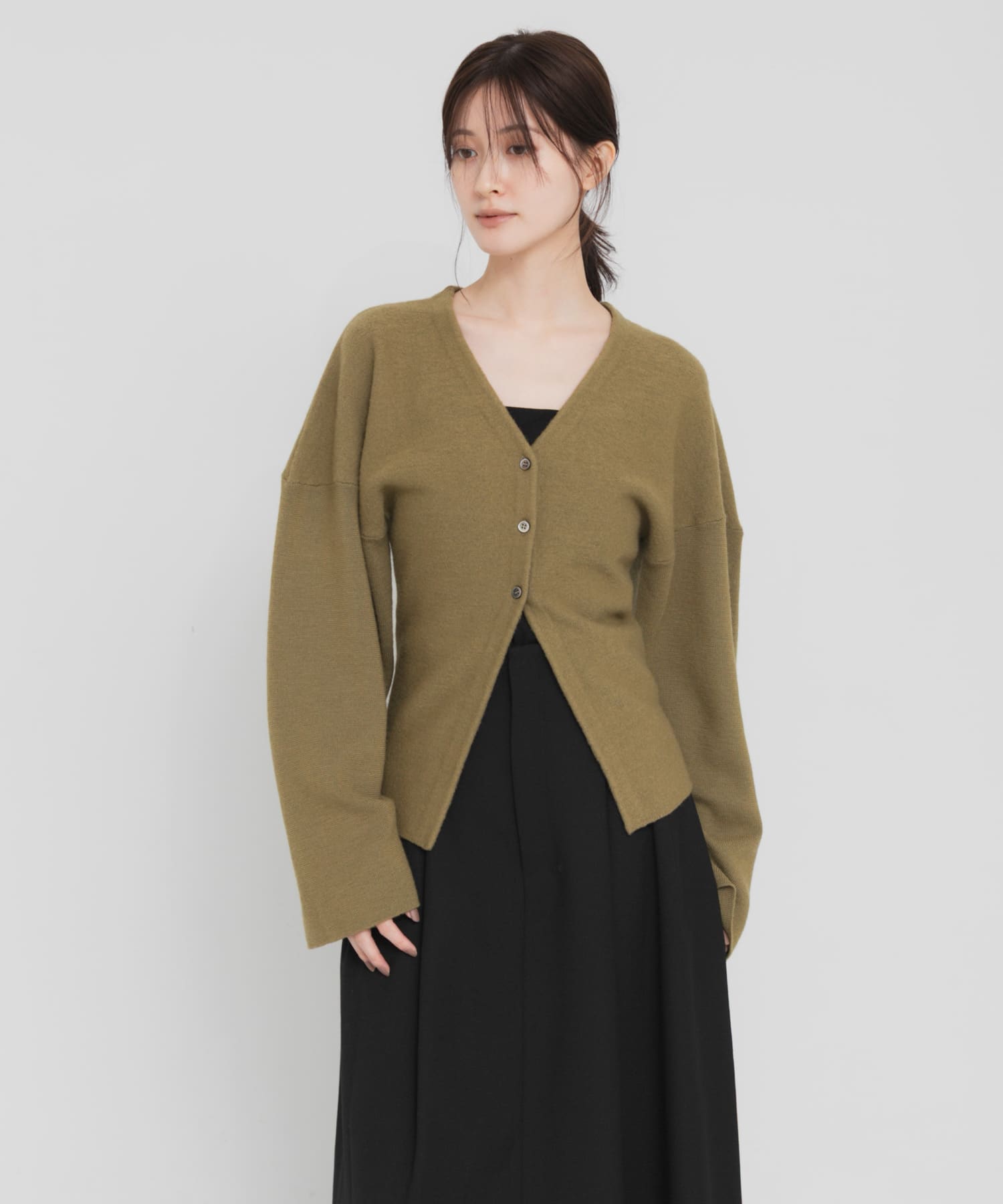 new basic　RIDGE FLOW CARDIGAN