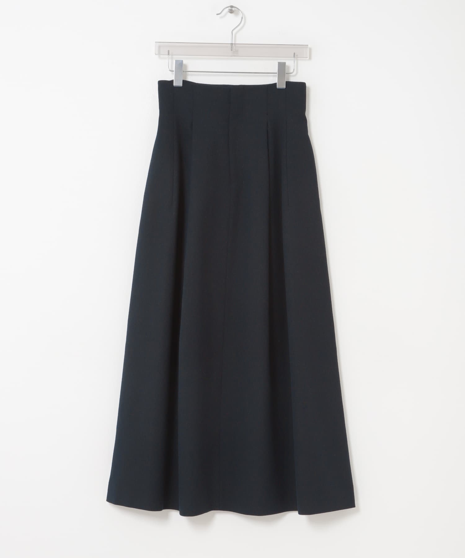 new basic　CLEAN VOLUME SKIRT NAVY 36