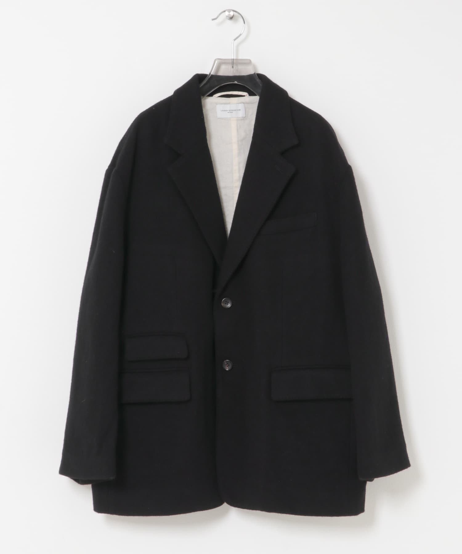 new basic　BOILED WOOL JACKET
