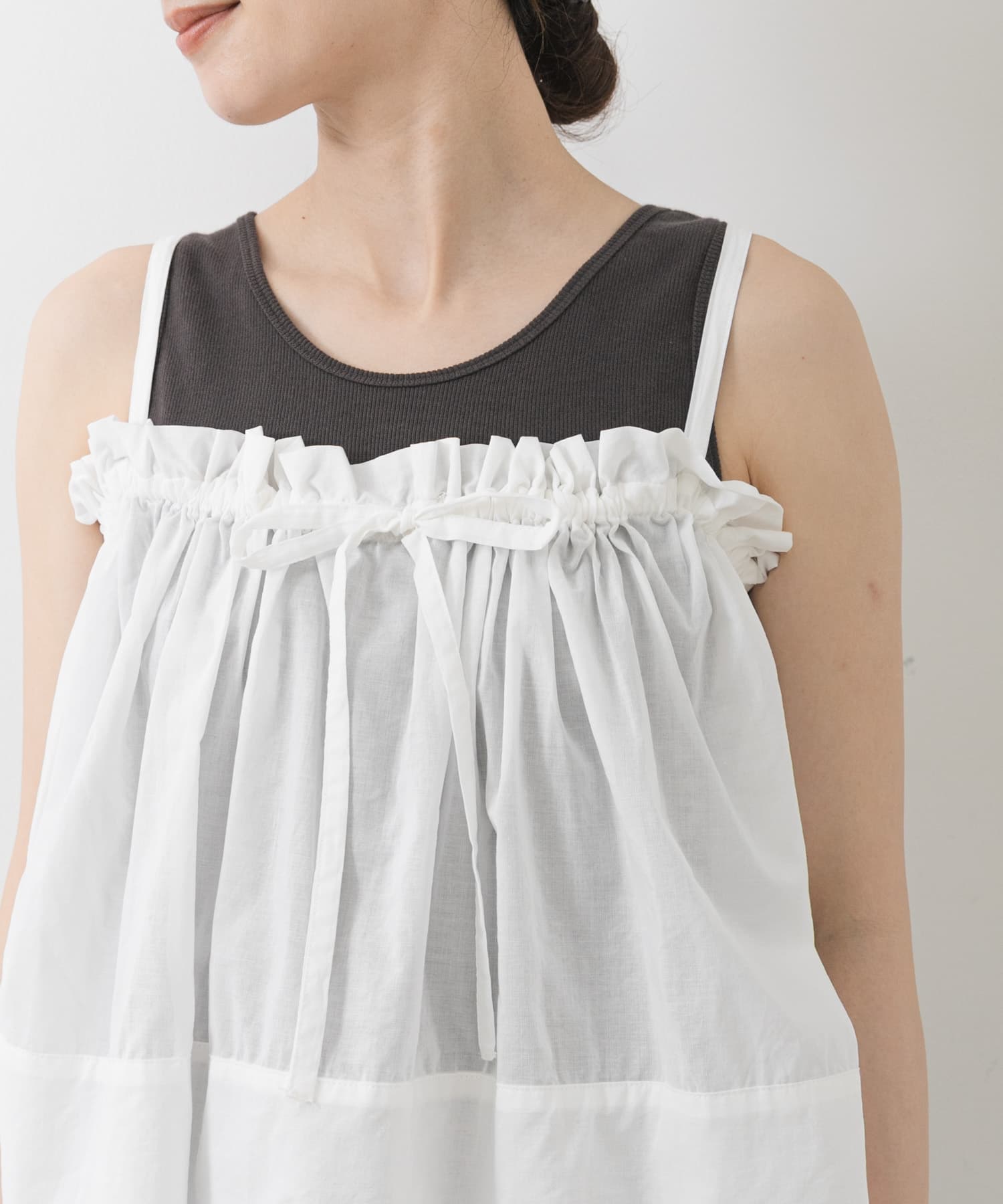 Picchi Nia CLOUD WHITE ギャザーブラウス Picchi Nia CLOUD WHITE(Free WHITE): トップス｜URBAN RESEARCH公式