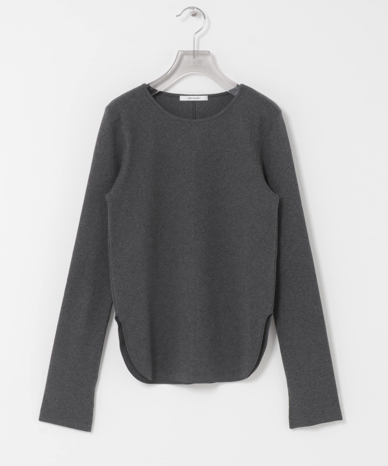 ストレッチリブカットソー CHARCOAL Free