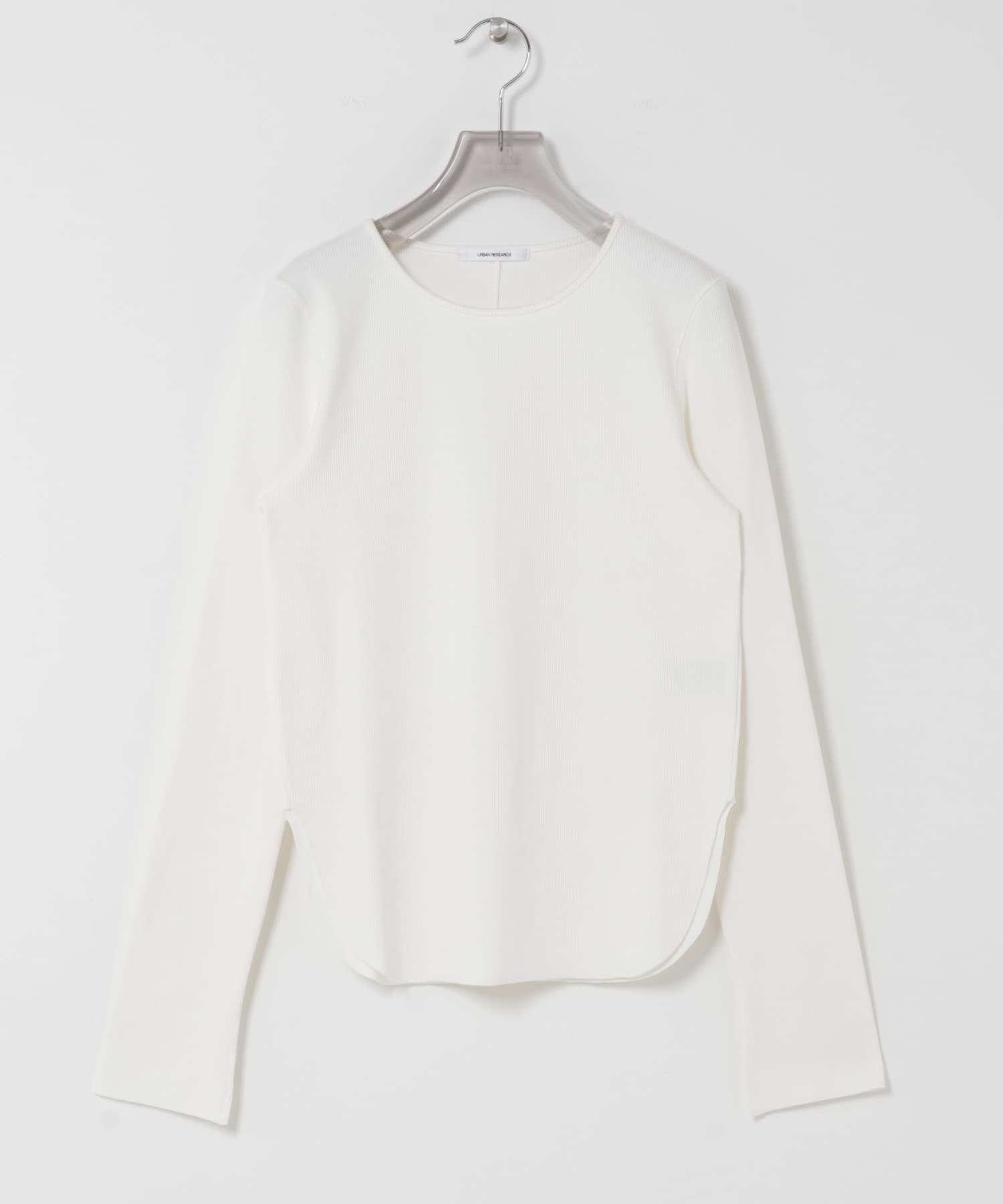 ストレッチリブカットソー OFF WHITE Free