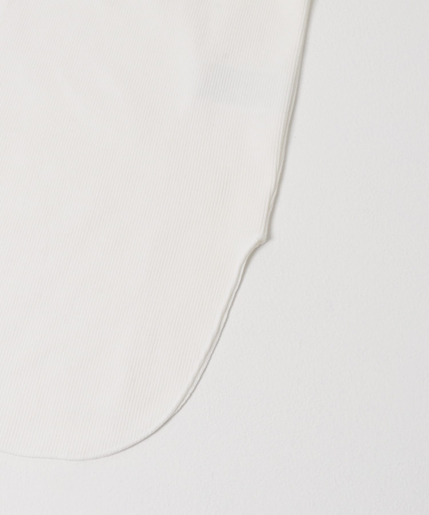 ストレッチリブカットソー OFF WHITE Free