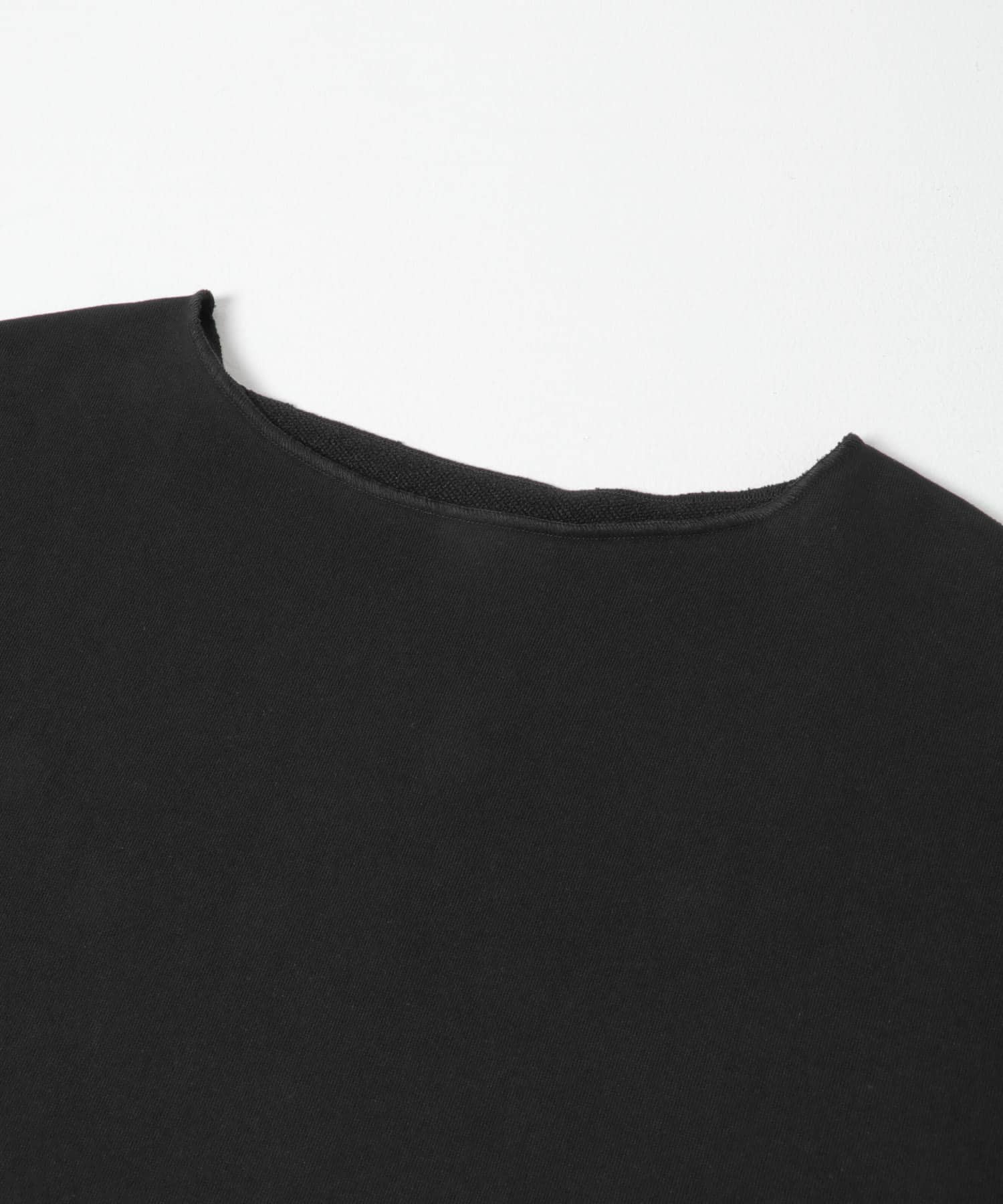 カットオフショートスウェット BLACK Free