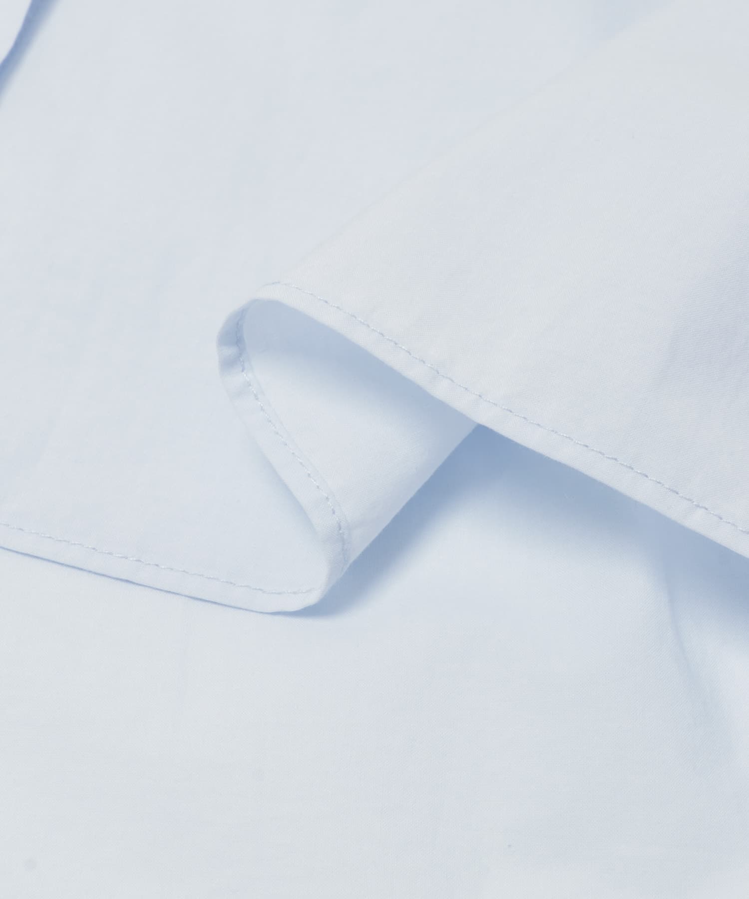 スカーフ付きワイドショートシャツ SAX Free