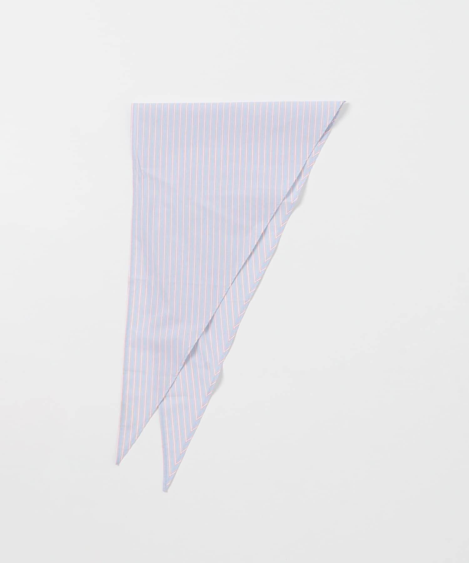 スカーフ付きワイドショートシャツ STRIPE Free