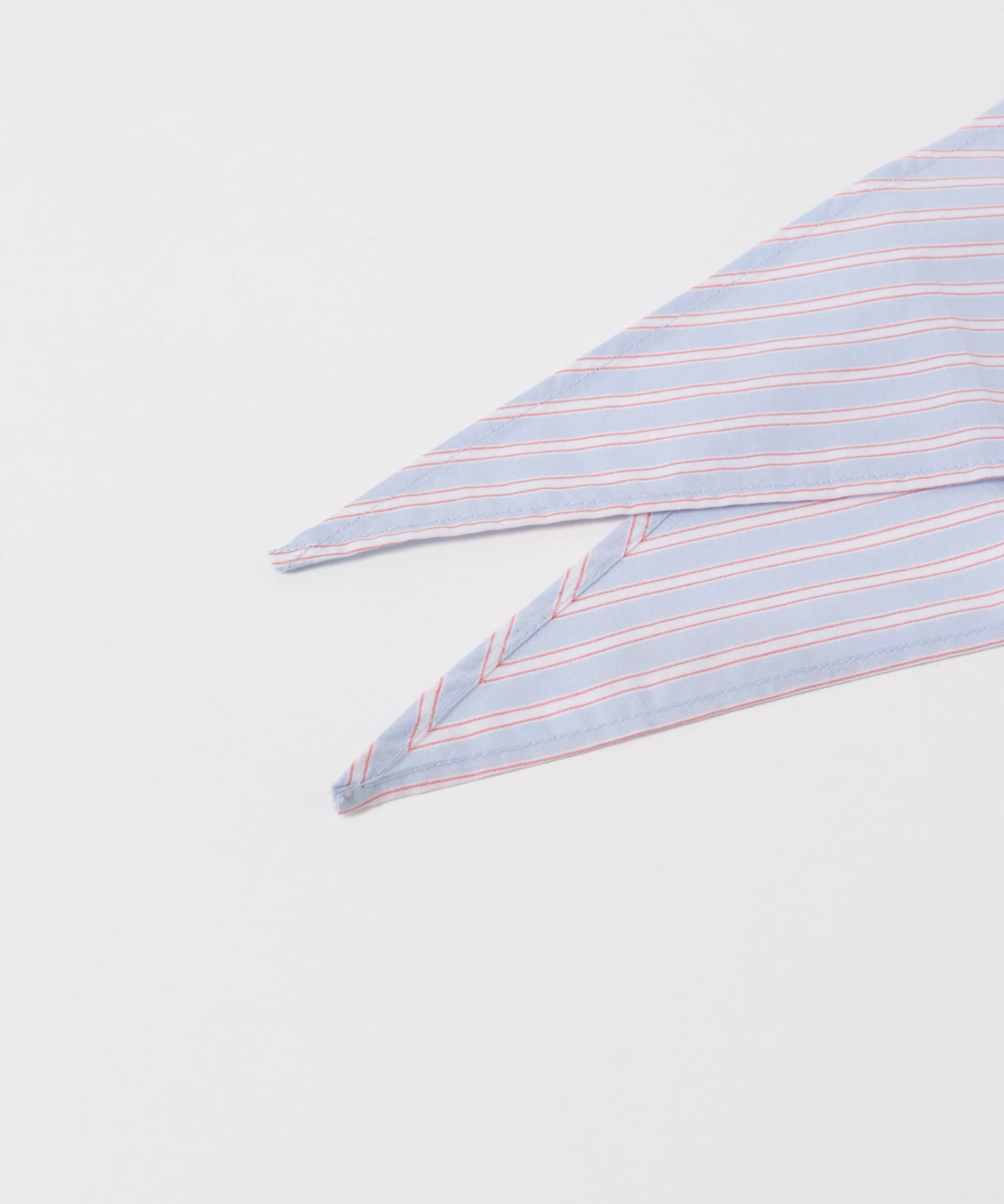 スカーフ付きワイドショートシャツ STRIPE Free