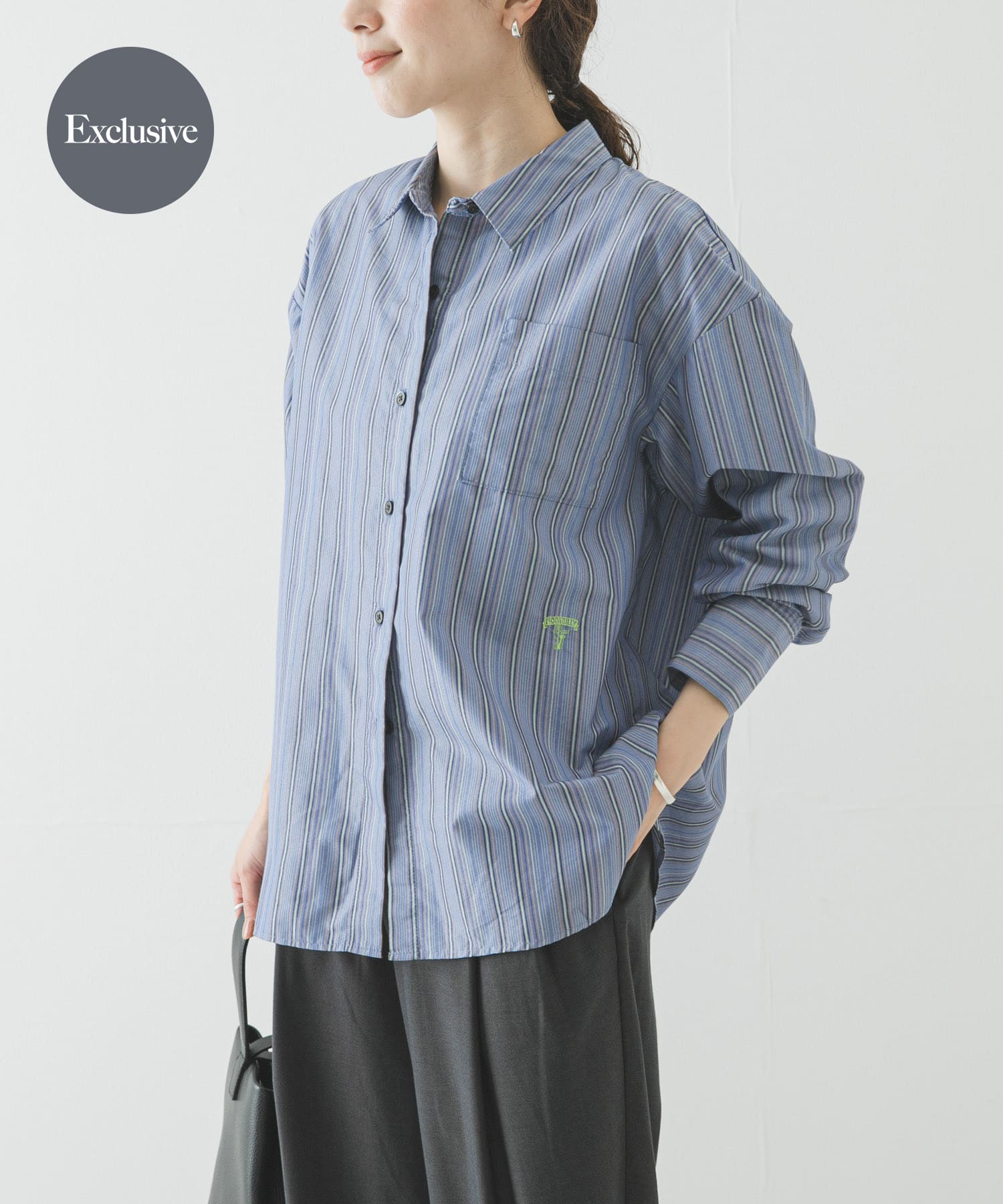 『別注』PICCA×URBAN RESEARCH　レギュラーカラールーズシャツ