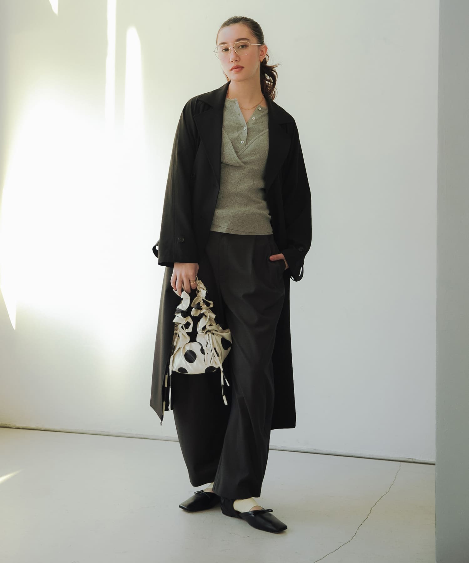 タックカーブスラックス CHARCOAL 38