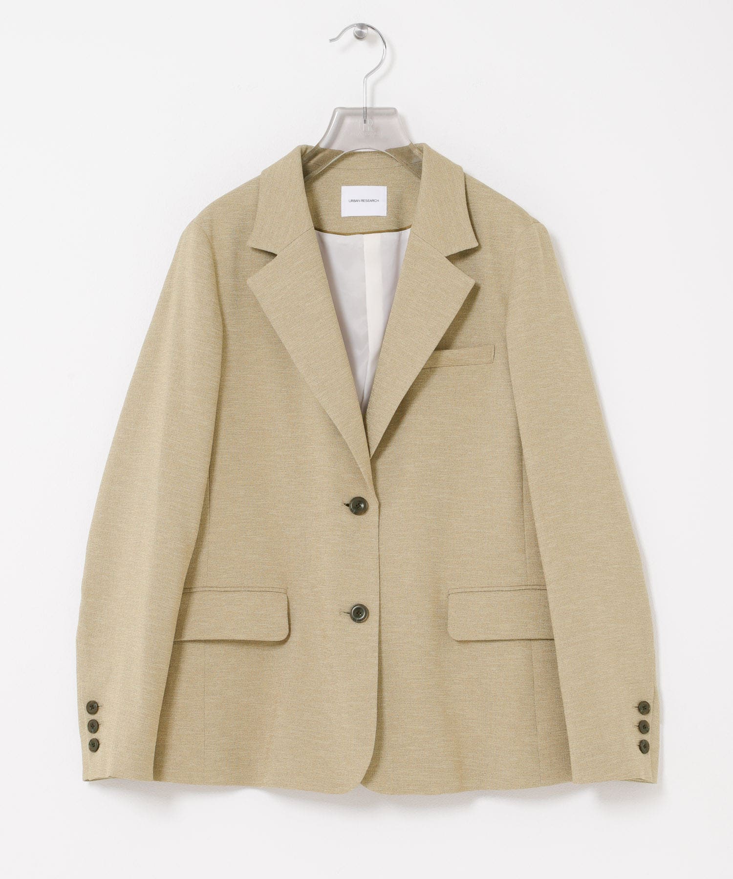 リネンライクテーラードジャケット BEIGE 36