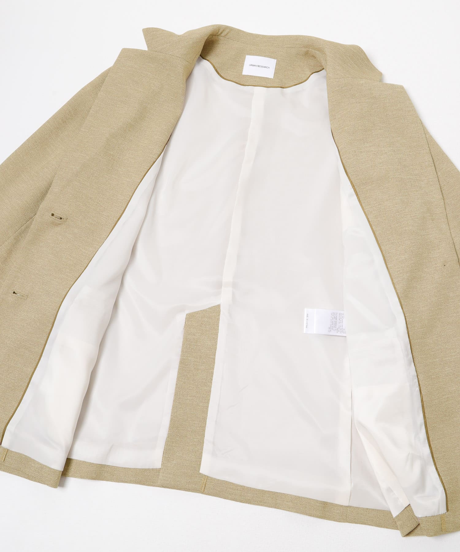 リネンライクテーラードジャケット BEIGE 36