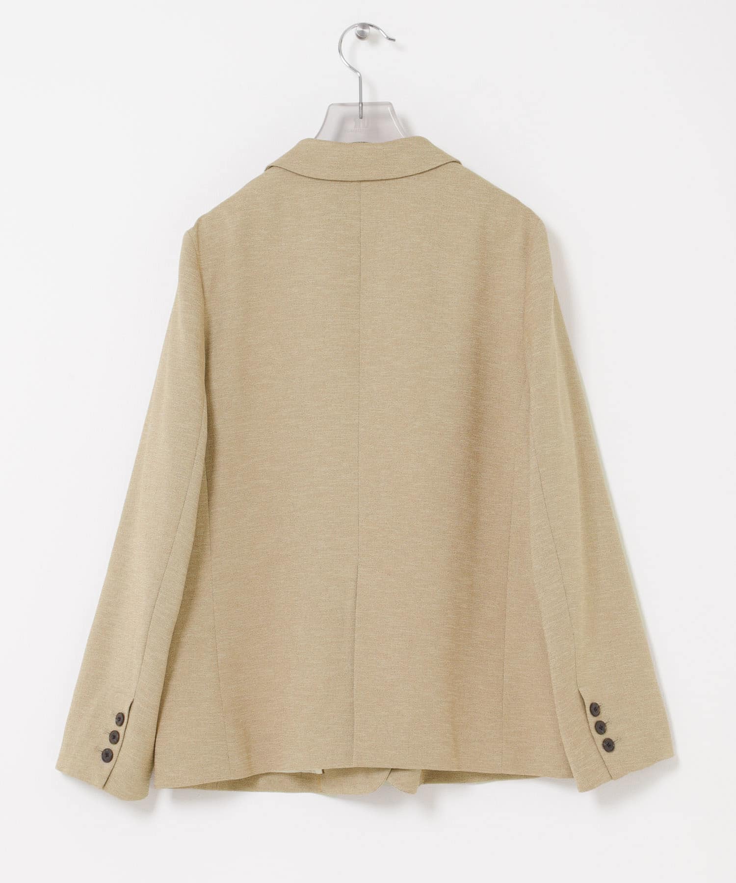 リネンライクテーラードジャケット BEIGE 36