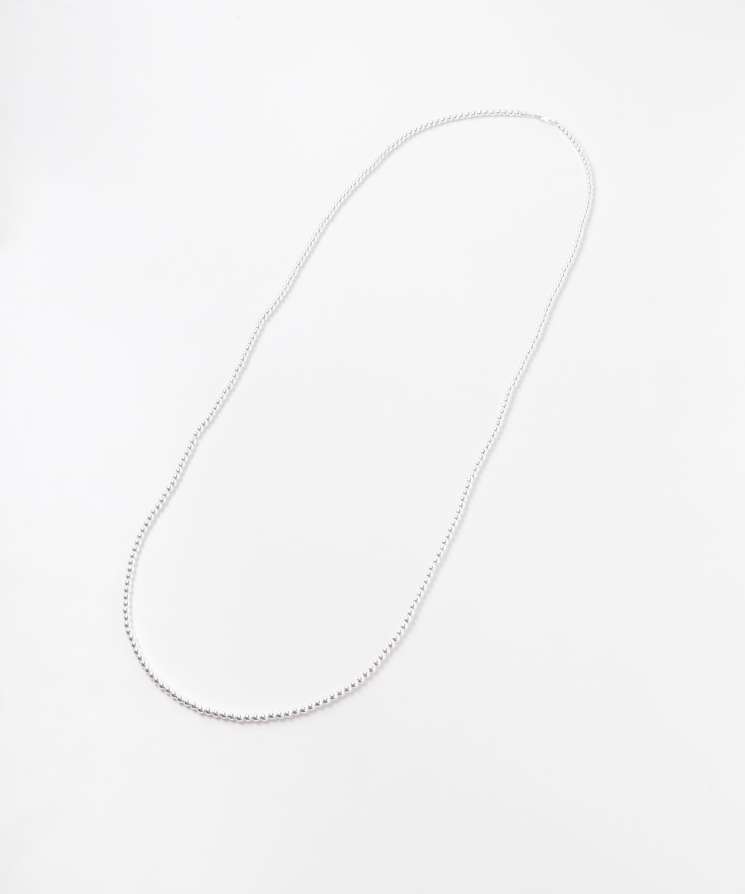 decor『デコール』　HEMATITE 4MMBALL NECKLACE SILVER -