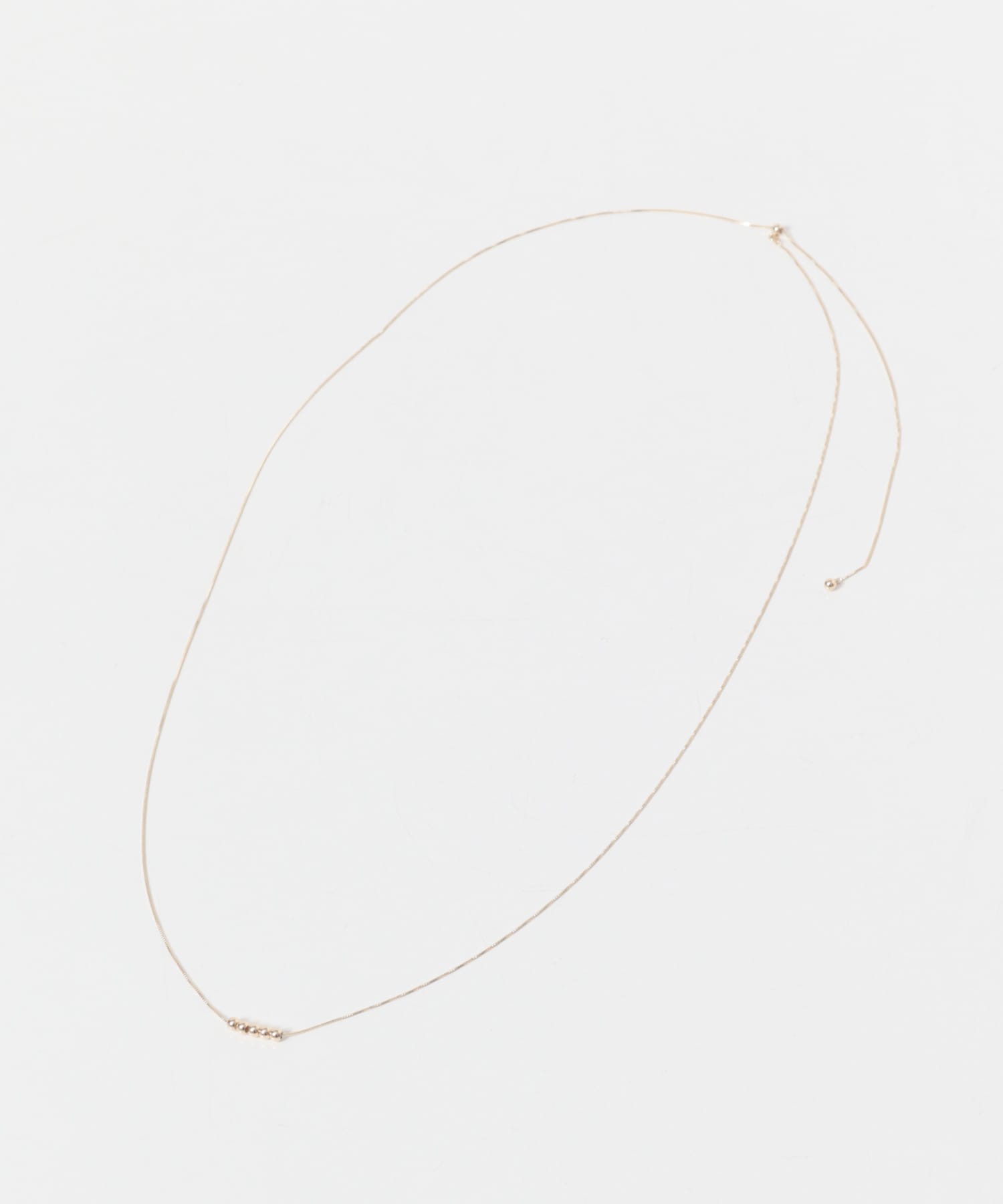 decor『デコール』　10K 5DOT NECKLACE GOLD -