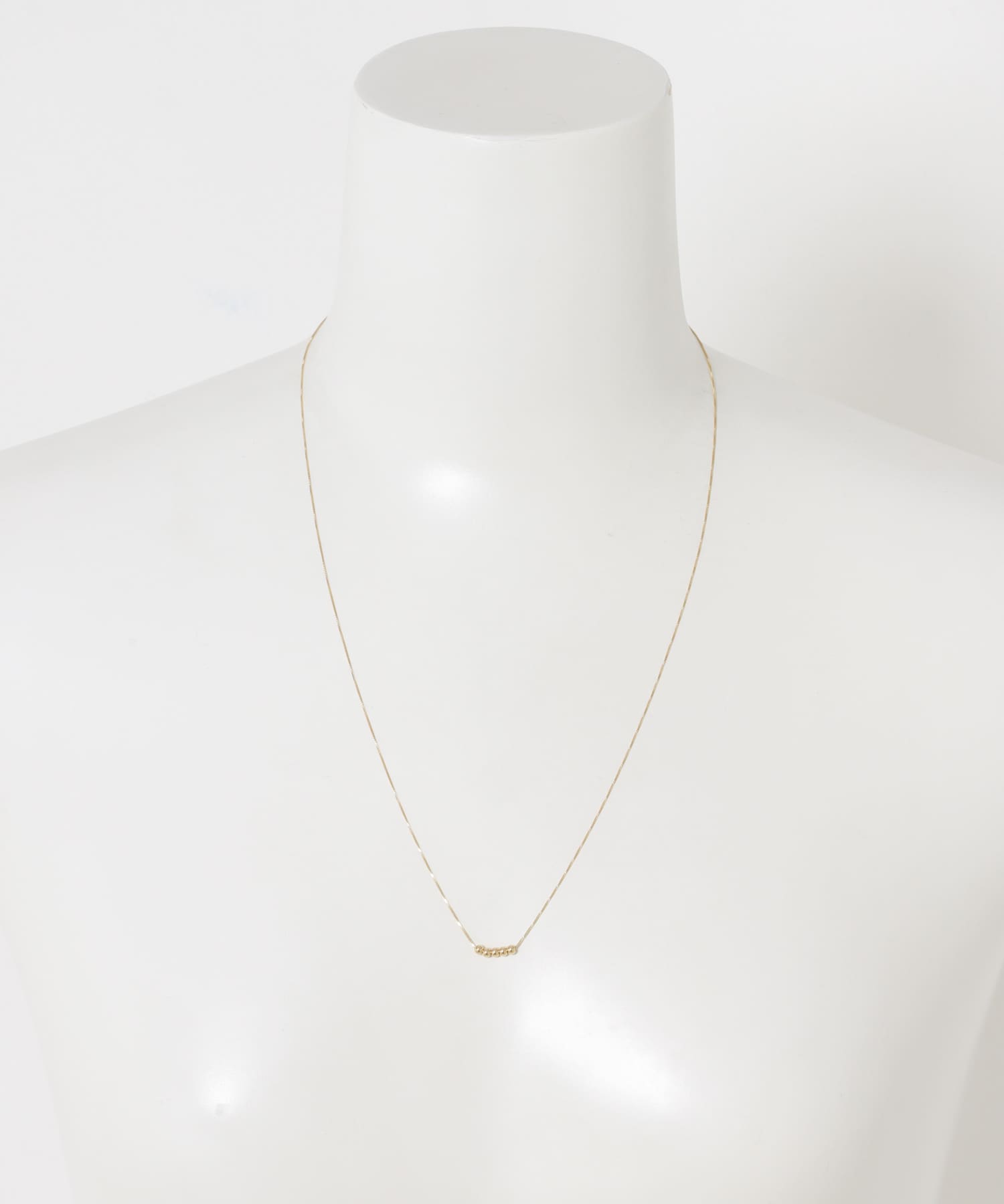 decor『デコール』　10K 5DOT NECKLACE GOLD -
