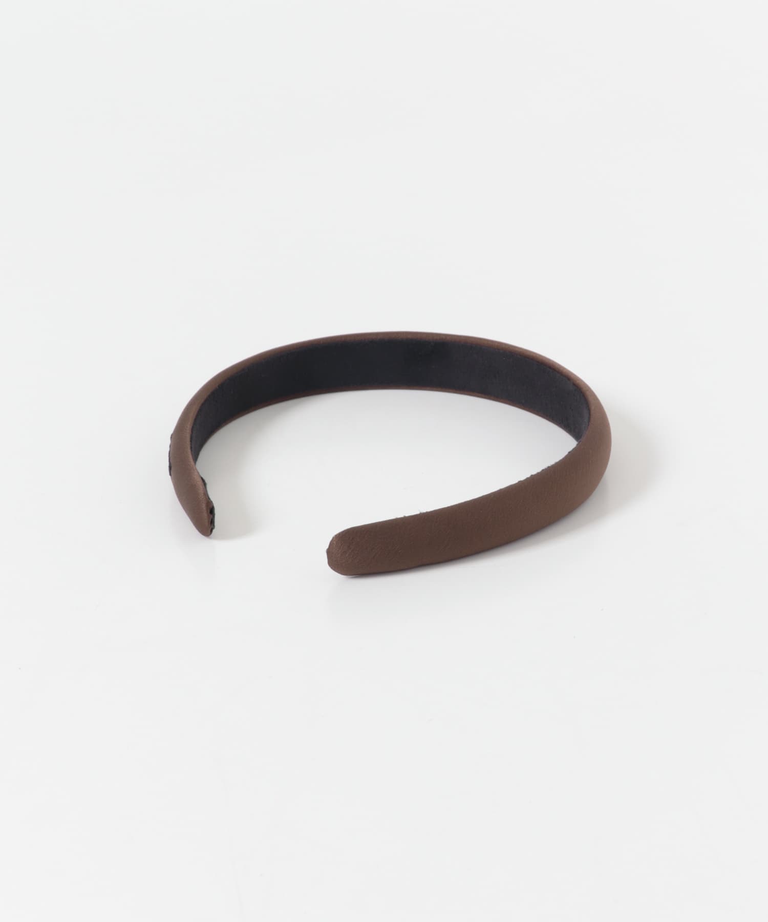 decor『デコール』　SATIN HEADBAND BROWN -