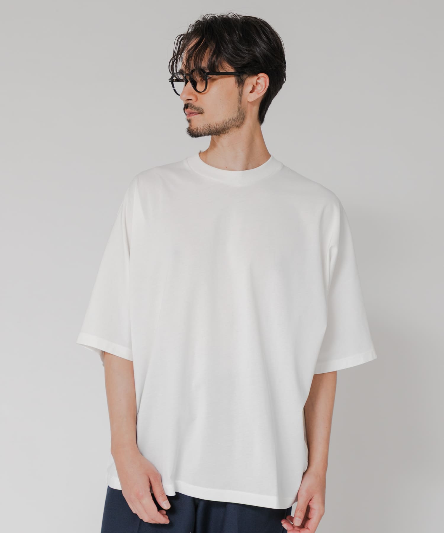 『防シワ』EVER LUSTER DROP LINE T-SHIRTS