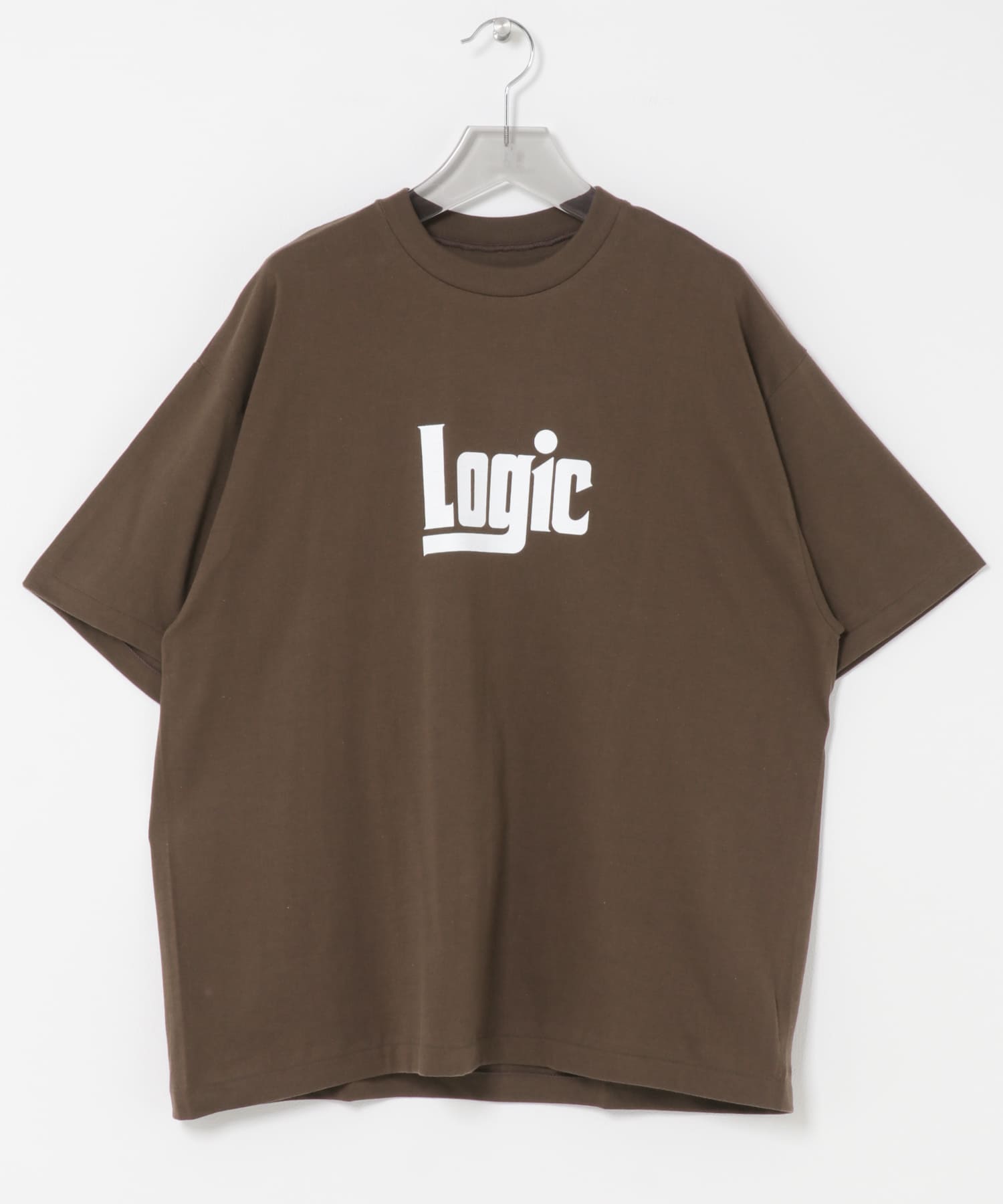 LOGIC ONE LOGO T-SHIRTS BROWN M