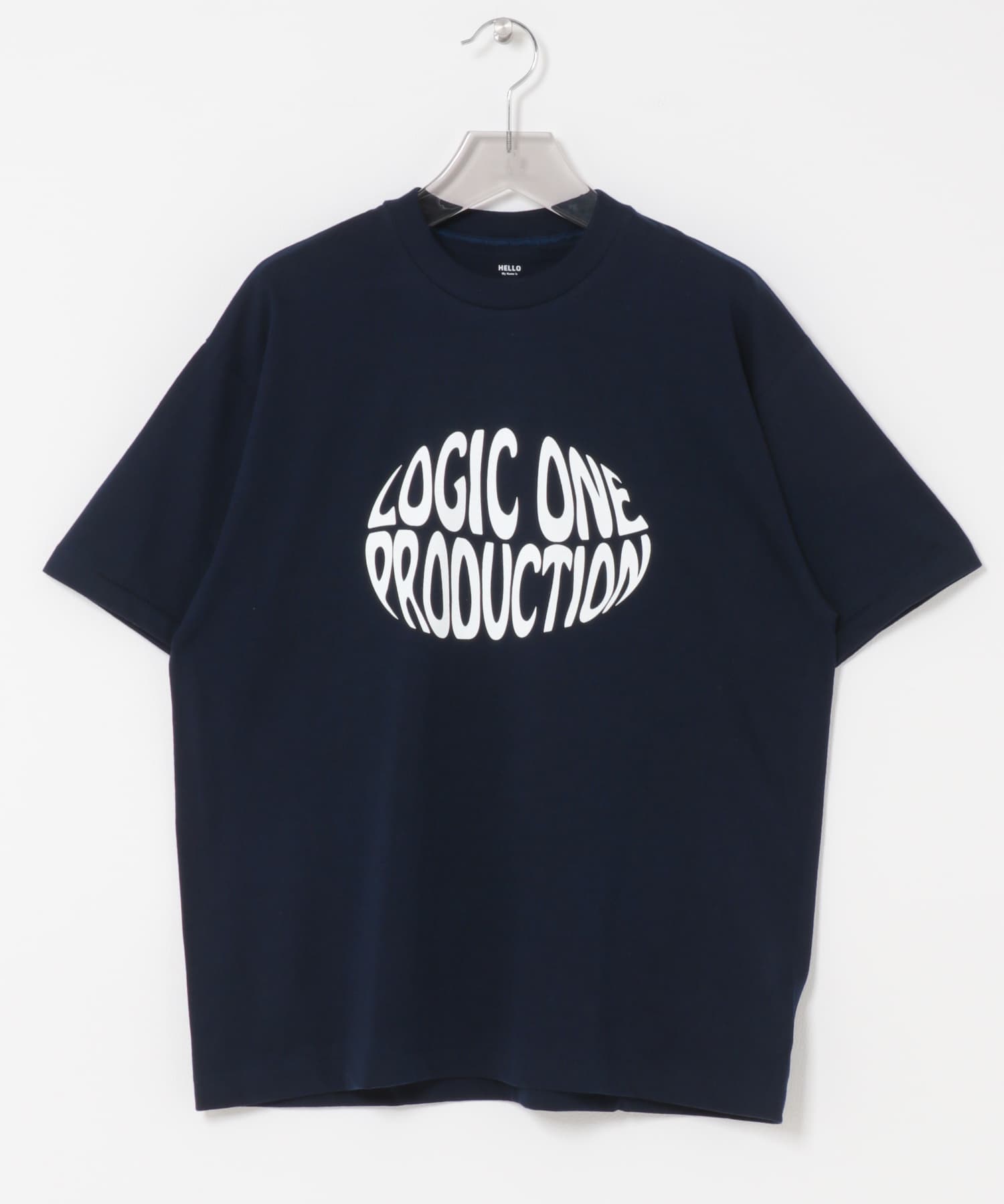 LOGIC ONE LOGO T-SHIRTS NAVY M