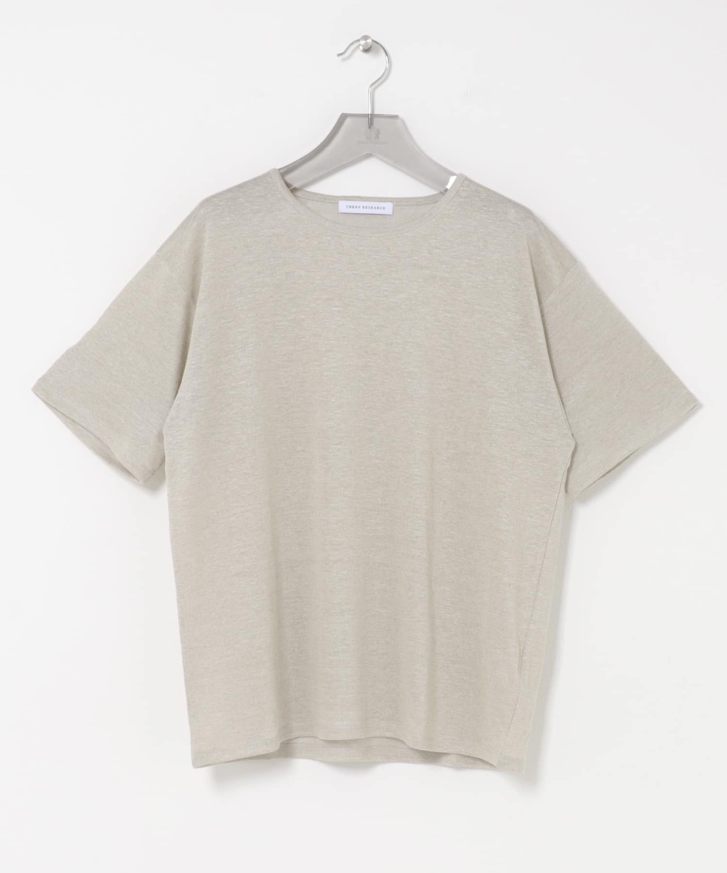 LINEN NARROW TRIM T-SHIRTS NATURAL M