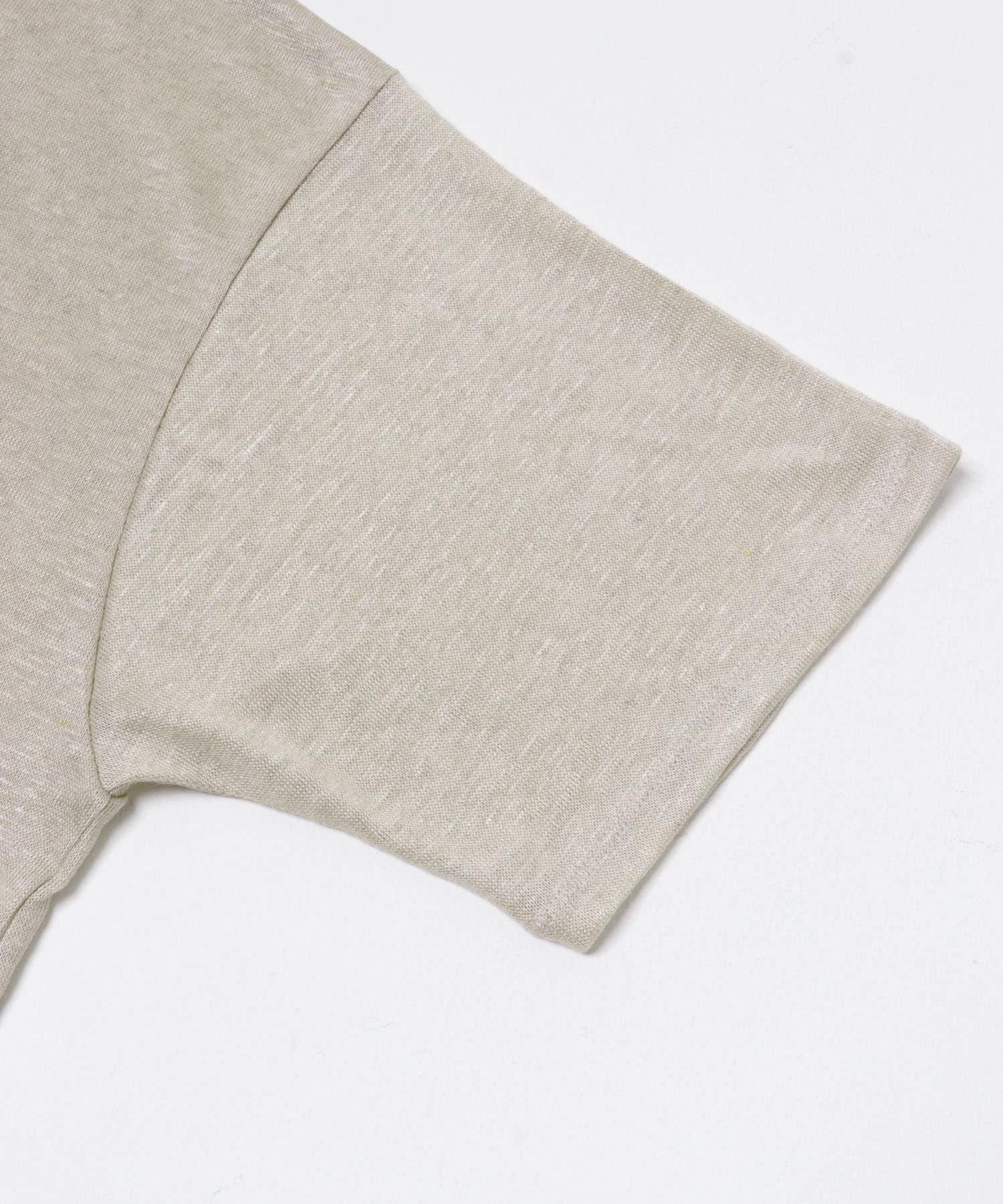 LINEN NARROW TRIM T-SHIRTS NATURAL M
