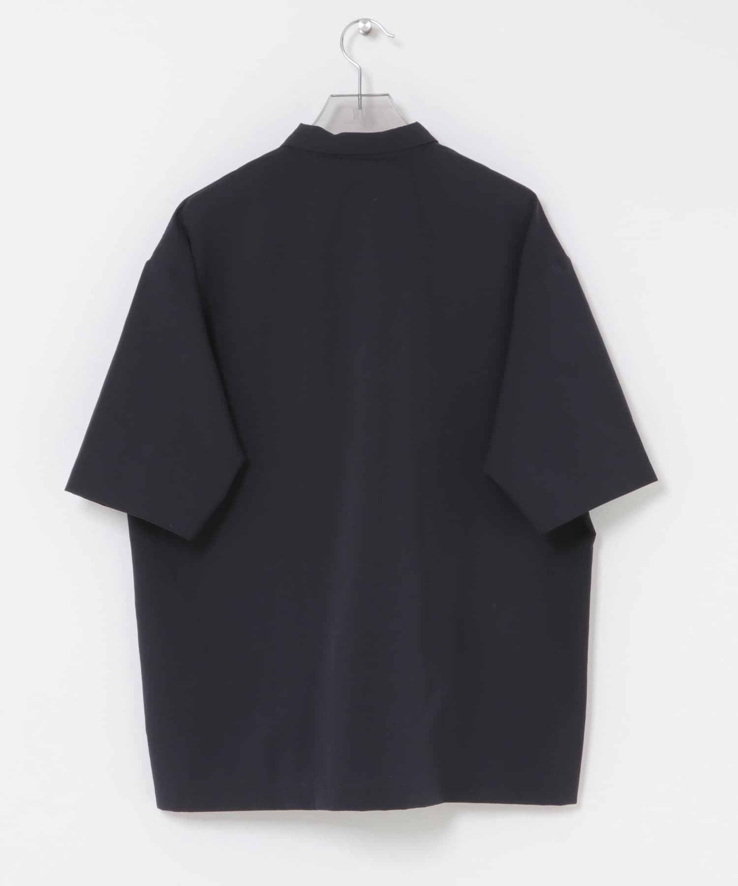 『洗濯可/防シワ/撥水』COOL DOTS ポロシャツ NAVY M