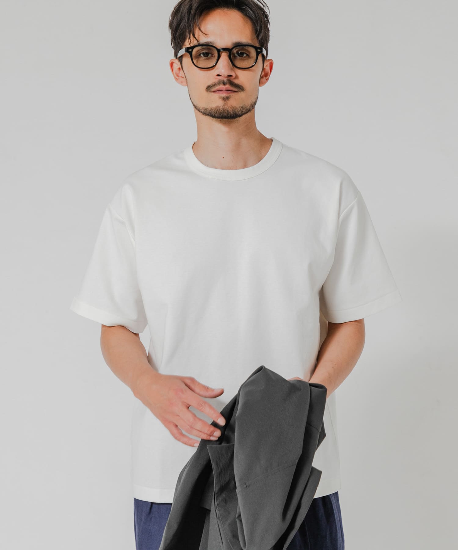 防シワ接触冷感スムージーTシャツ