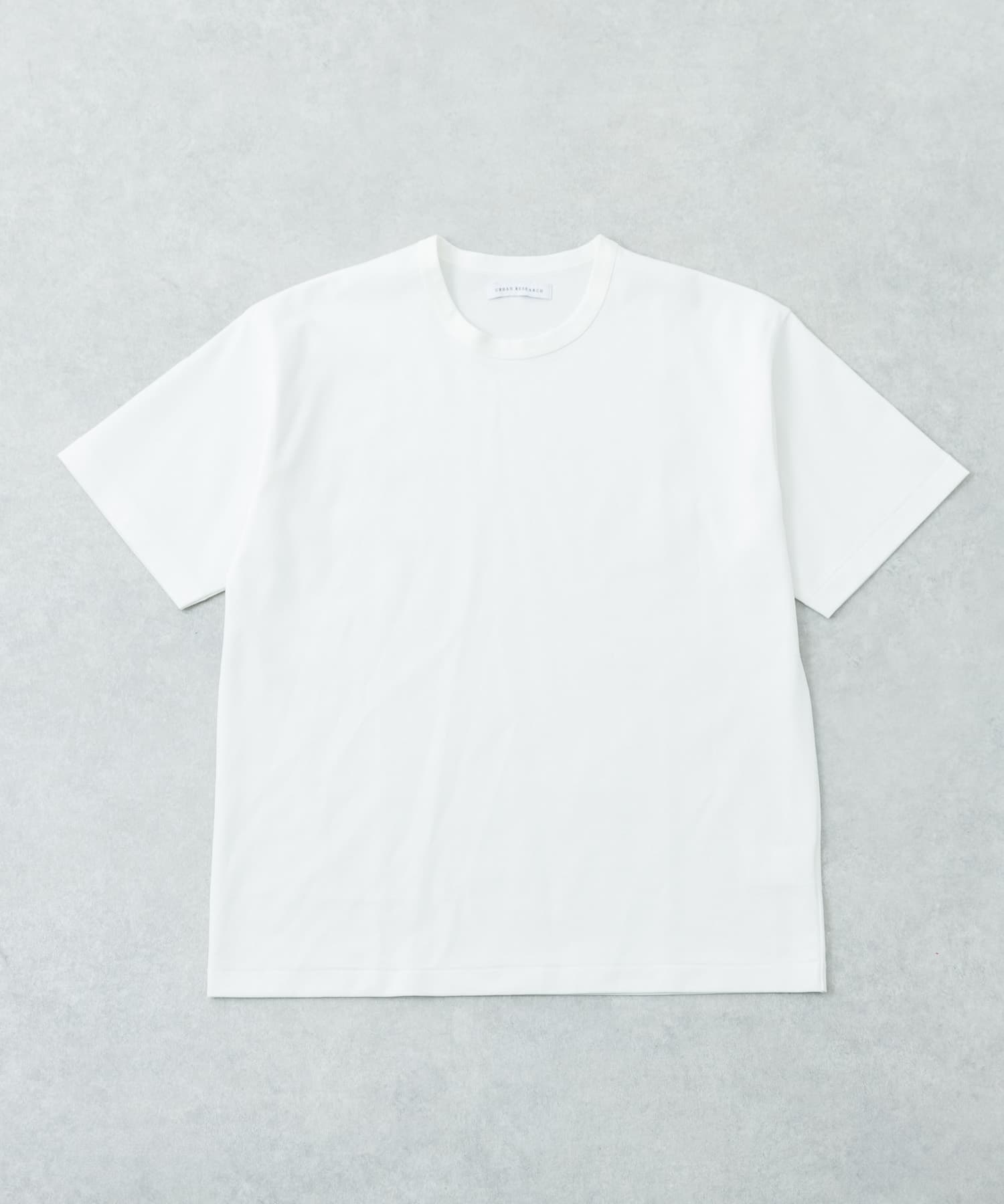 防シワ接触冷感スムージーTシャツ WHITE S