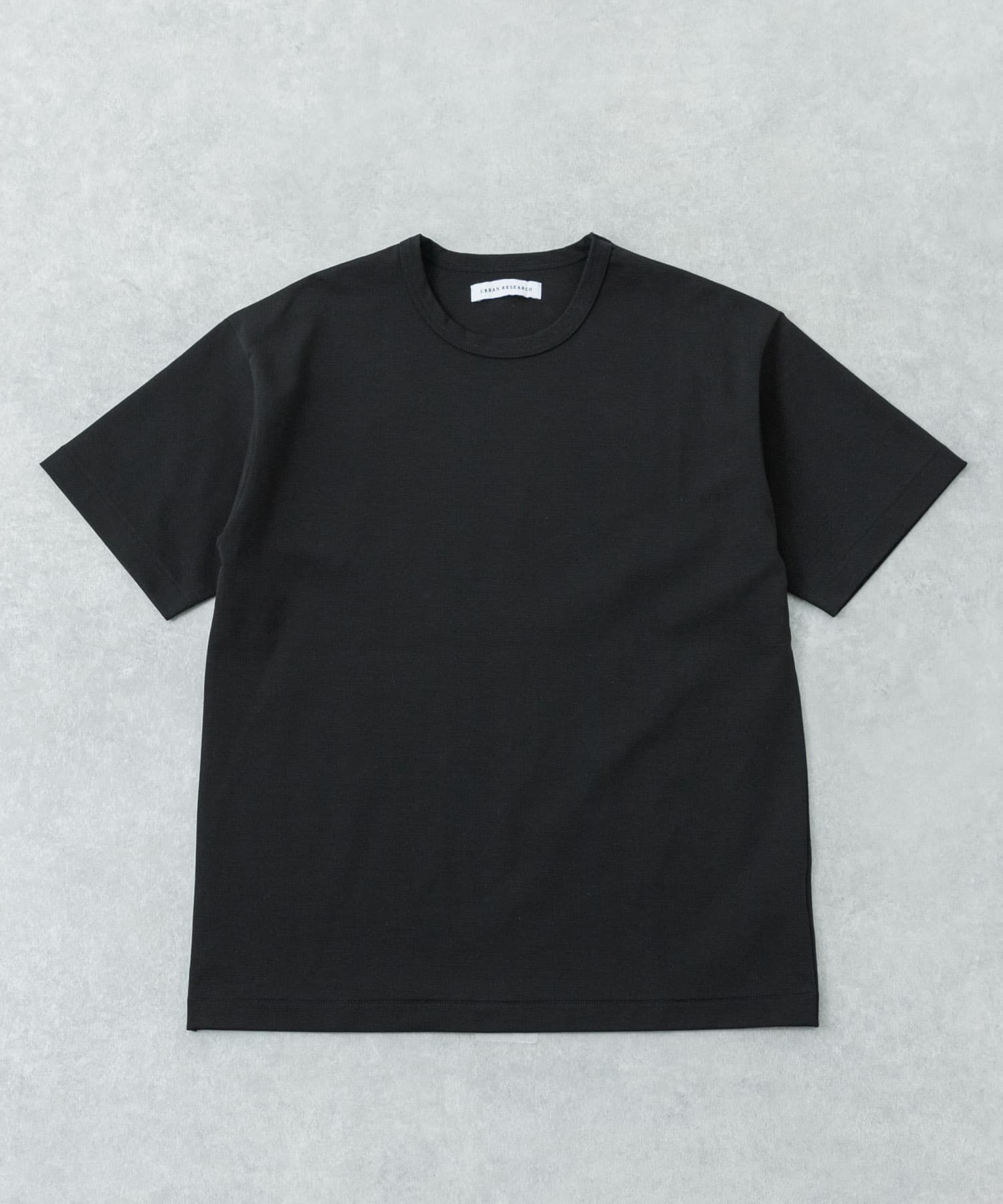 防シワ接触冷感スムージーTシャツ BLACK S