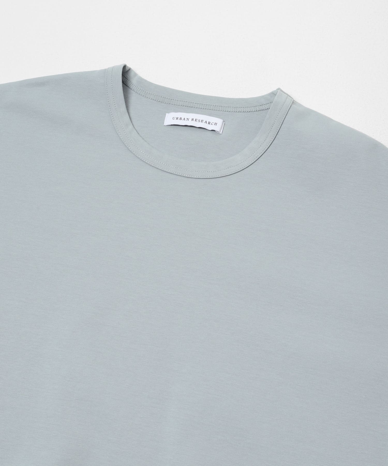 防シワ接触冷感スムージーTシャツ BLUE GRAY S
